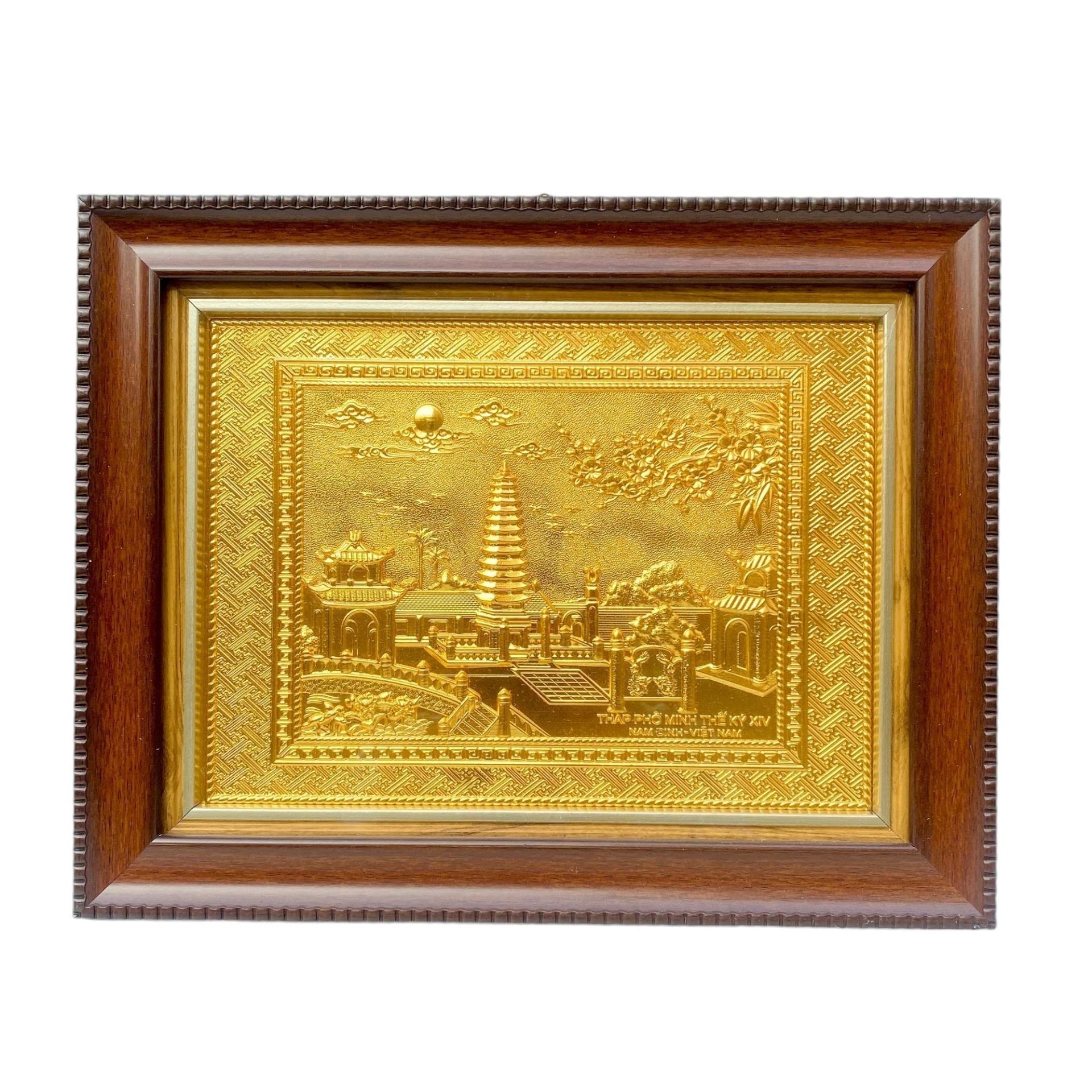 Tranh Đồng Tháp Phổ Minh Thế Kỉ XIV ( 28x34cm ) - Cửu Diệu Thiên - TP005
