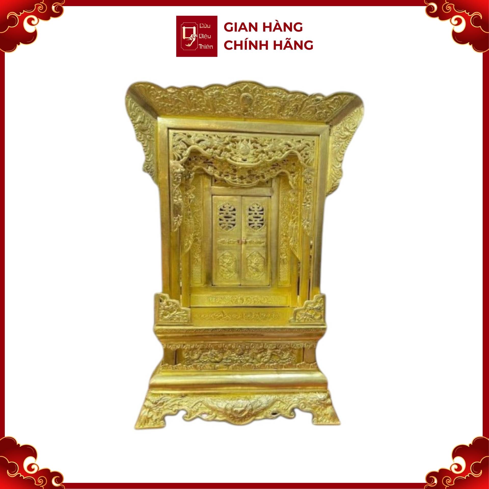 Ngài Thờ Đặt Gia Tiên - Đồ Đồng Cao Cấp - Cửu Diệu Thiên - THN307