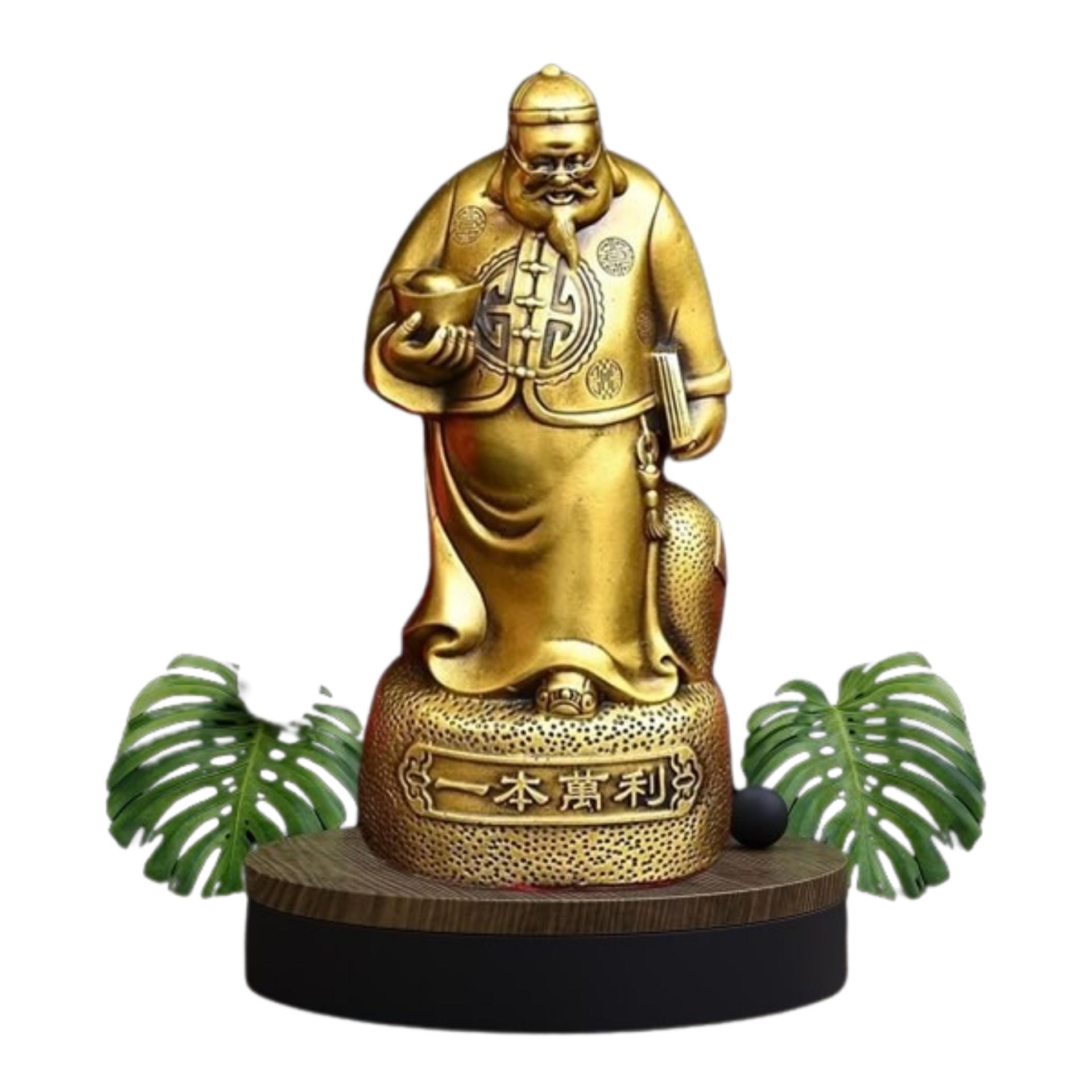 Tượng Ông Quản Gia - Đồ Đồng Cao Cấp - Cửu Diệu Thiên - THN103