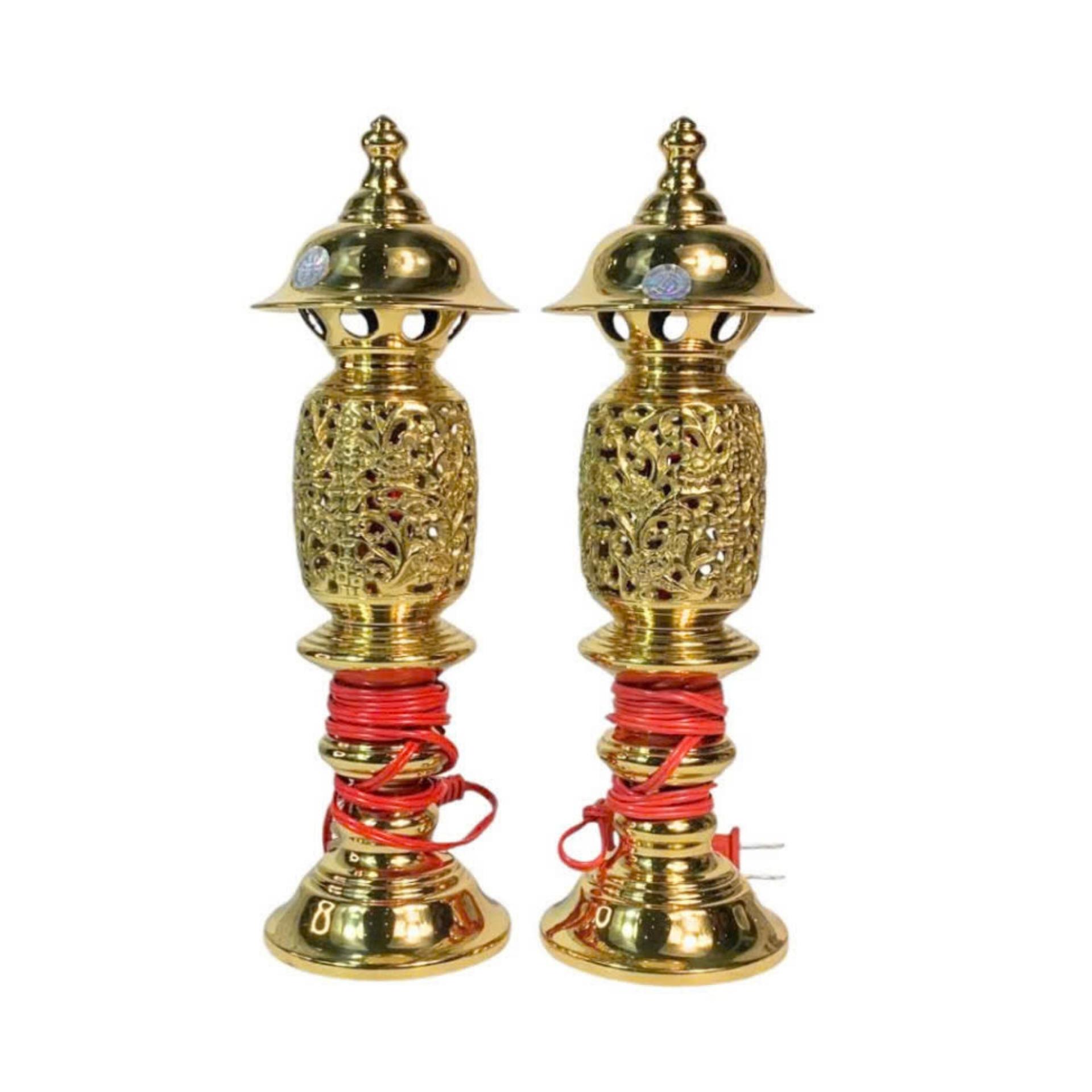 Đèn Thờ Điện - Đồ Đồng Cao Cấp - Cửu Diệu Thiên - QT001