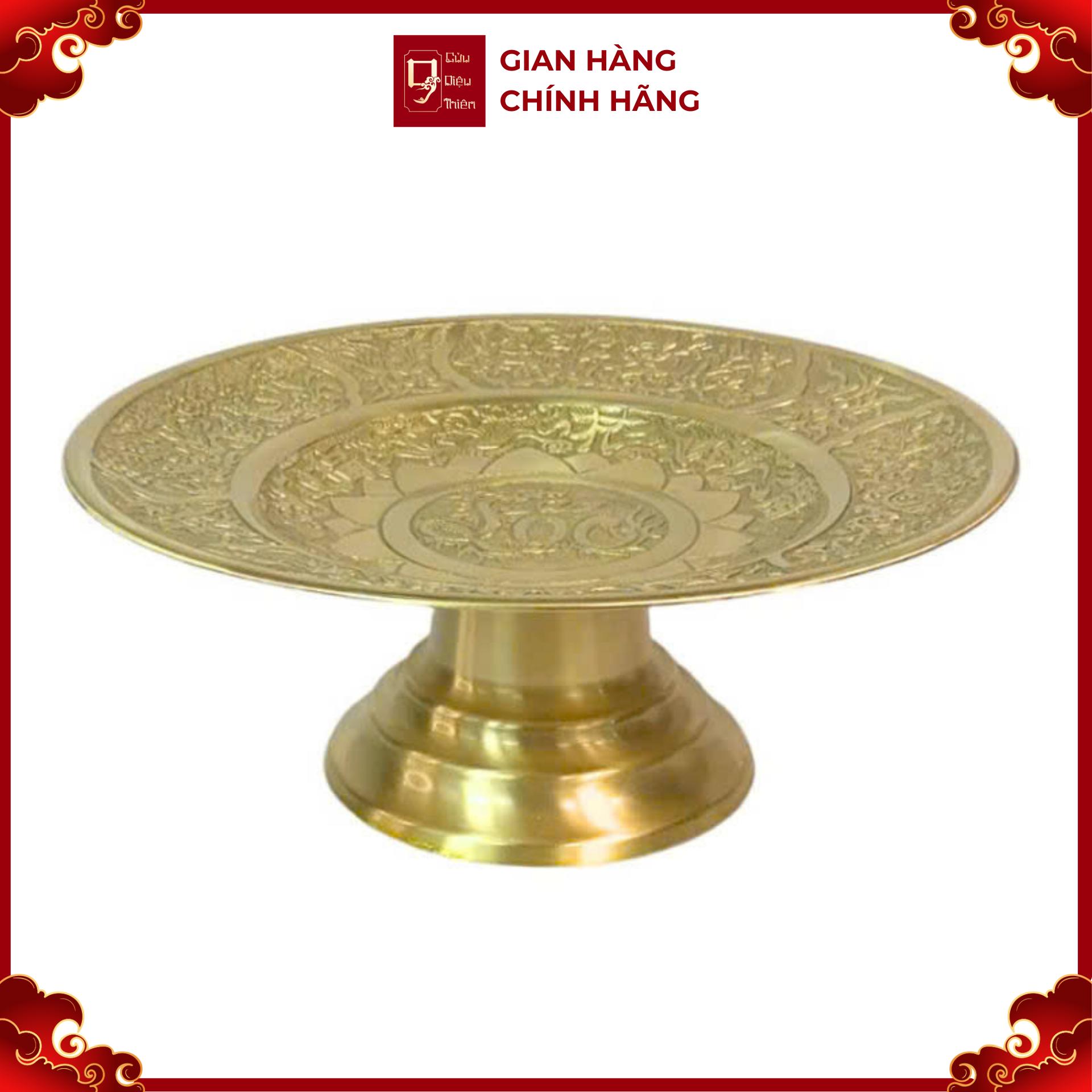 Mâm Đồng - Đồng Vàng Cao Cấp - Cửu Diệu Thiên - DM002