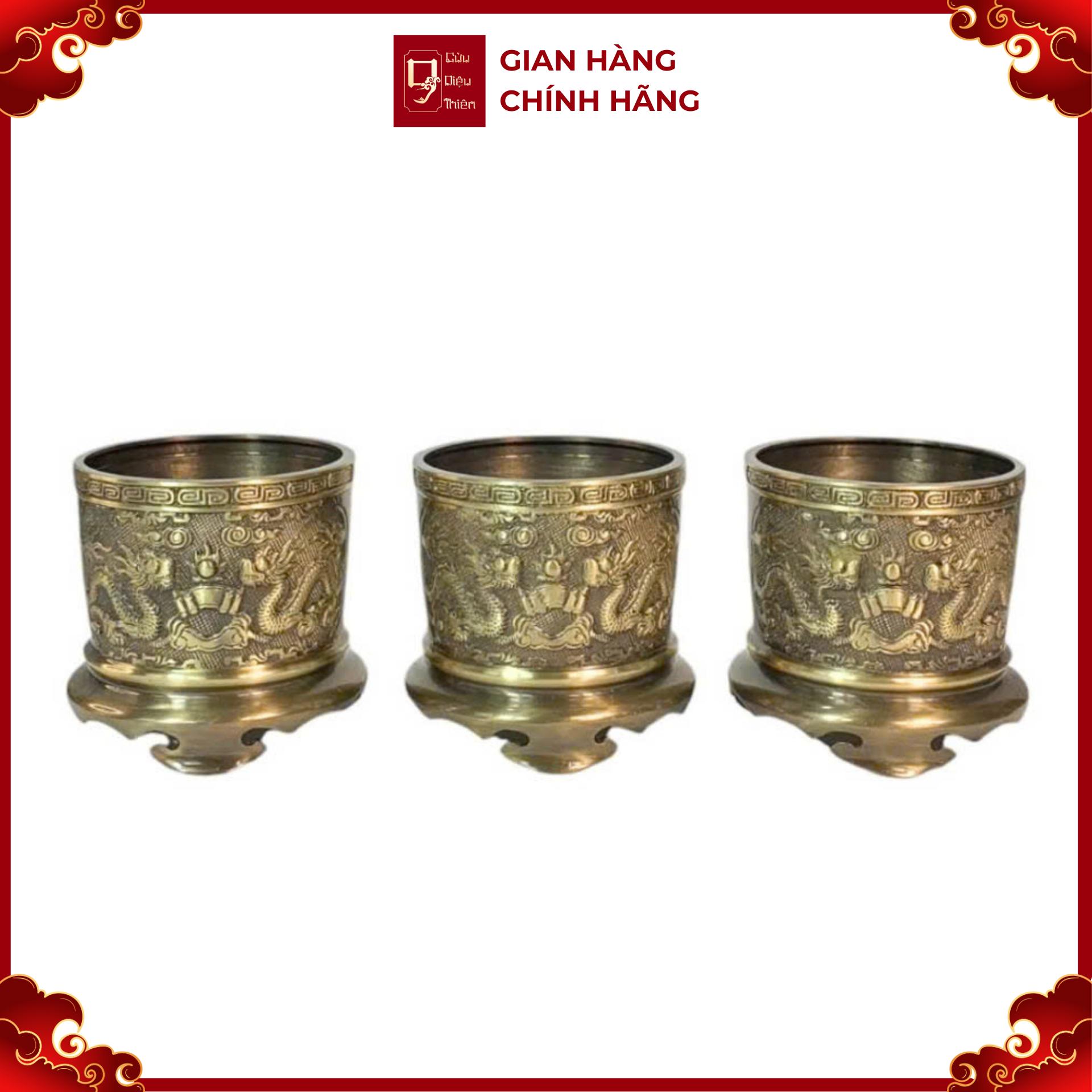Bộ Bát Hương - Đồng Hun Giả Cổ -Cửu Diệu Thiên - BH003