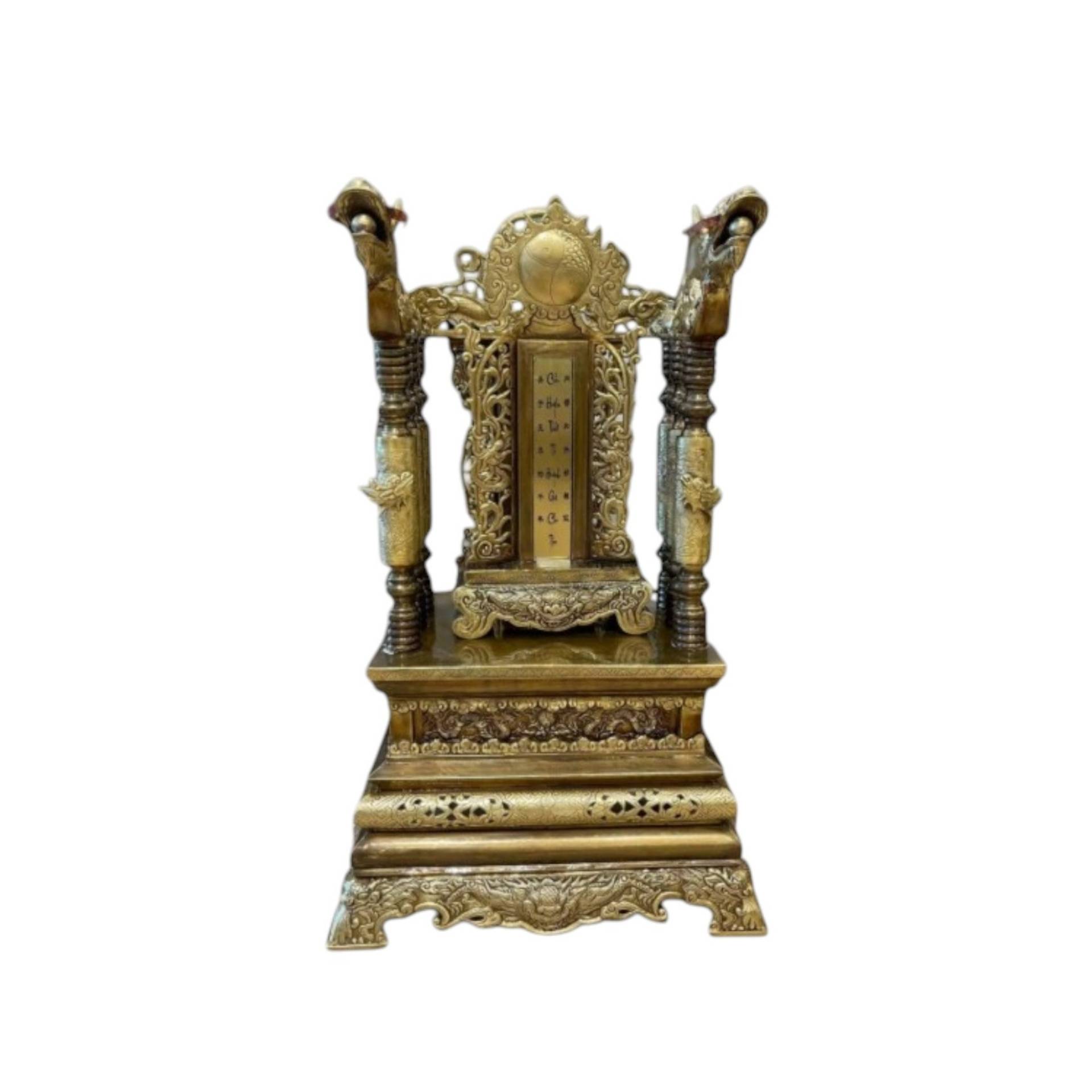 Ngài Thờ Đặt Gia Tiên - Đồ Đồng Cao Cấp - Cửu Diệu Thiên - THN314