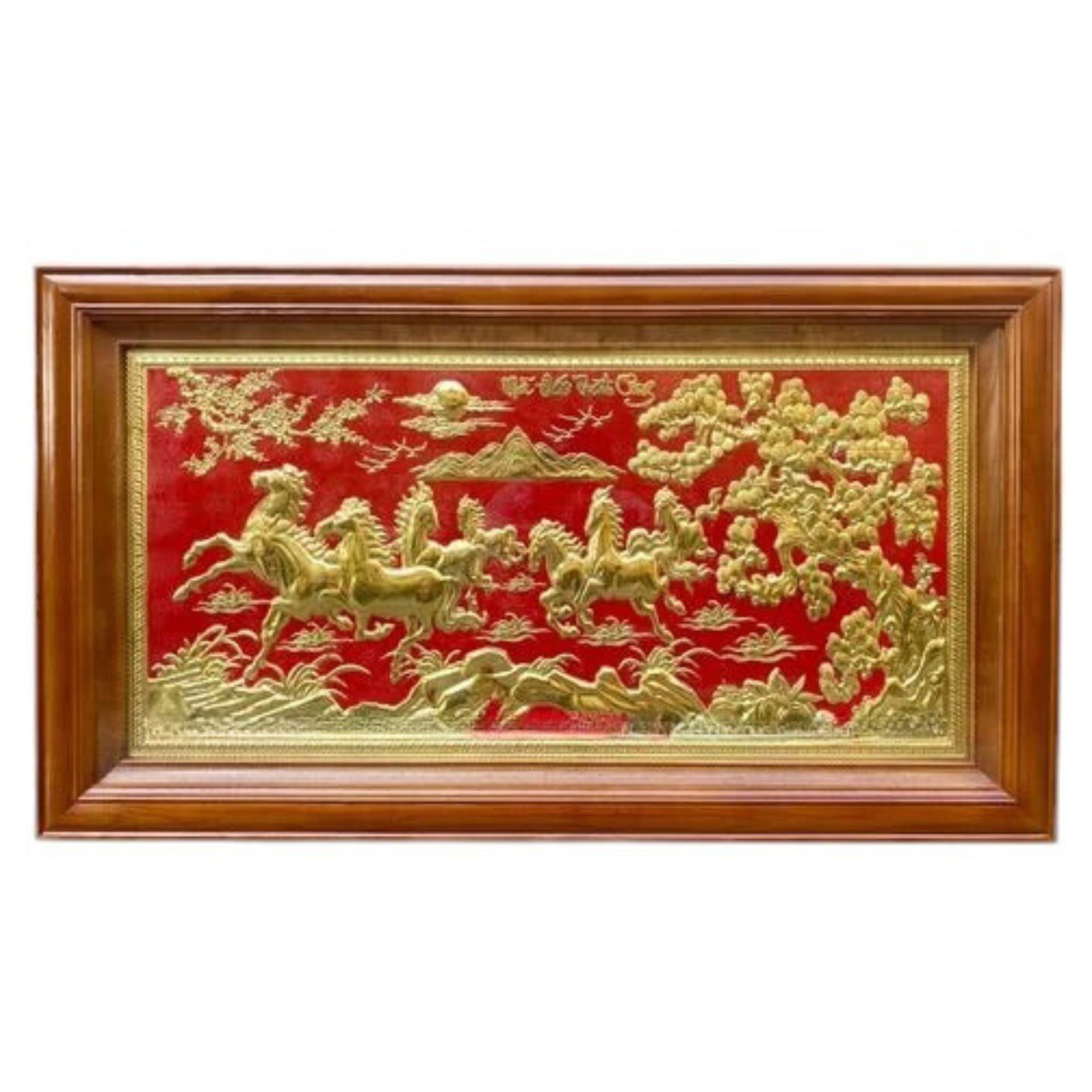 Tranh Đồng Mã Đáo Thành Công ( 50x90cm ) - Cửu Diệu Thiên - MD0010