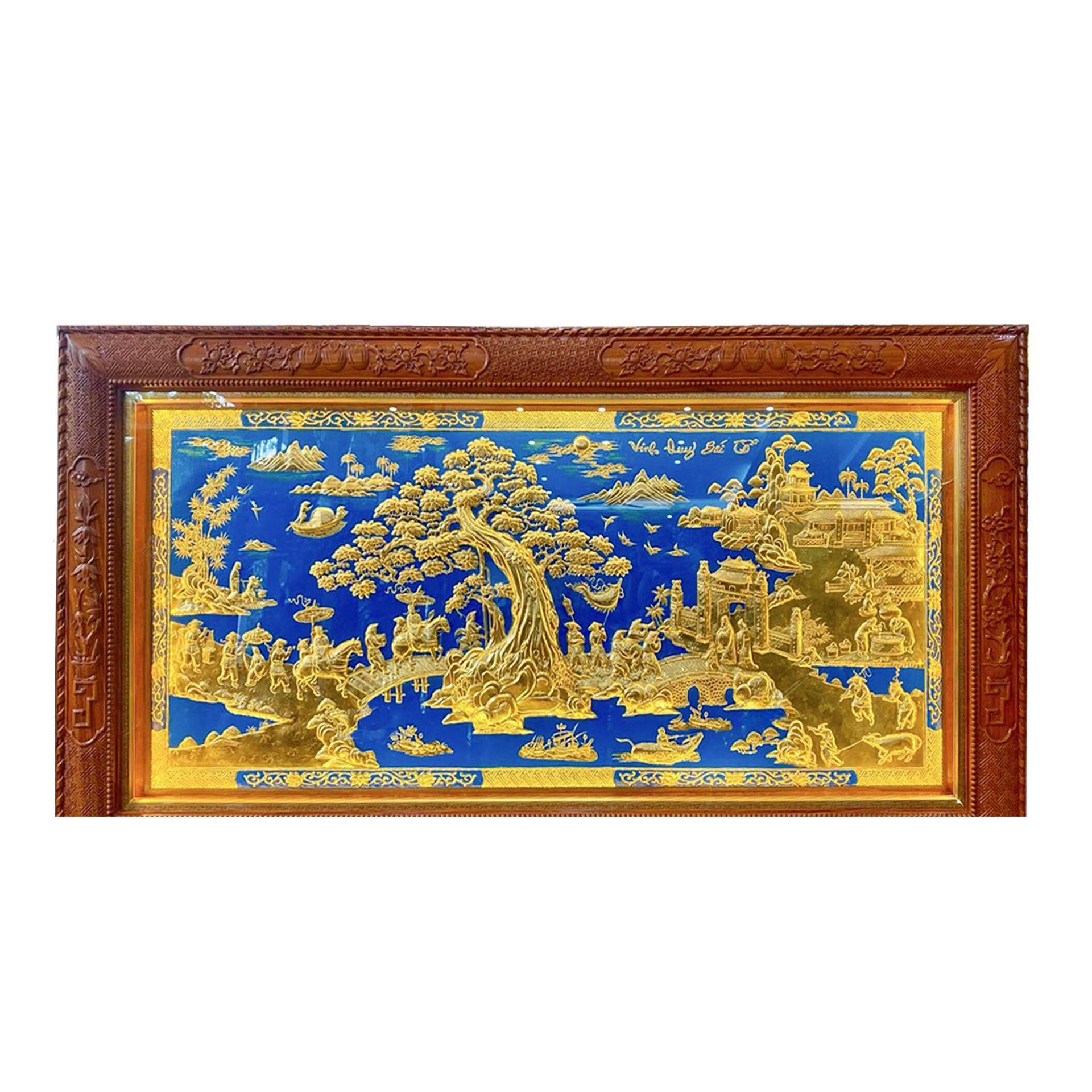 Tranh Vinh Quy Bái Tổ - Đồ Đồng Cao Cấp - Cửu Diệu Thiên - THN003
