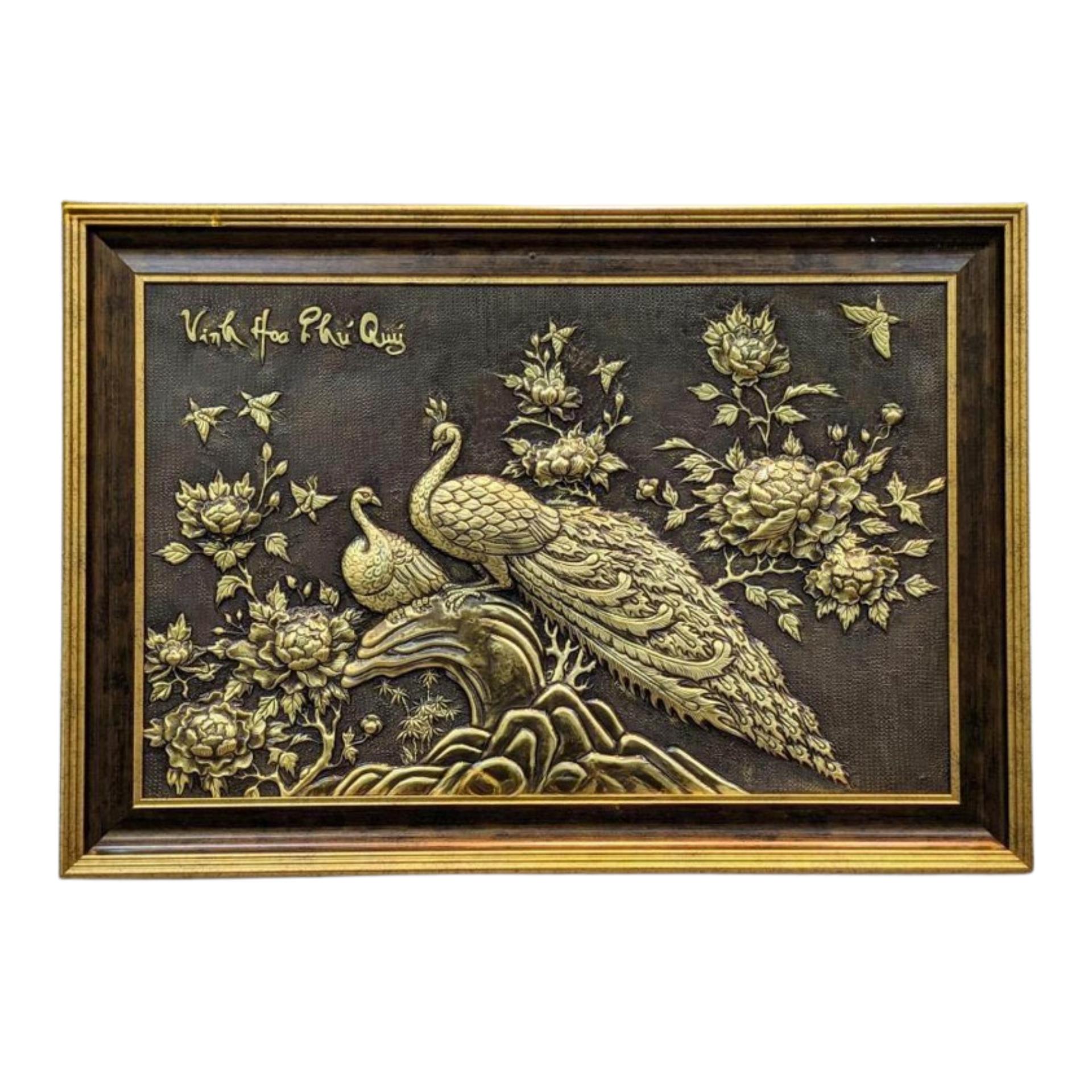 Tranh Vinh Hoa Phú Quý - Đồ Đồng Cao Cấp - Cửu Diệu Thiên - THN022