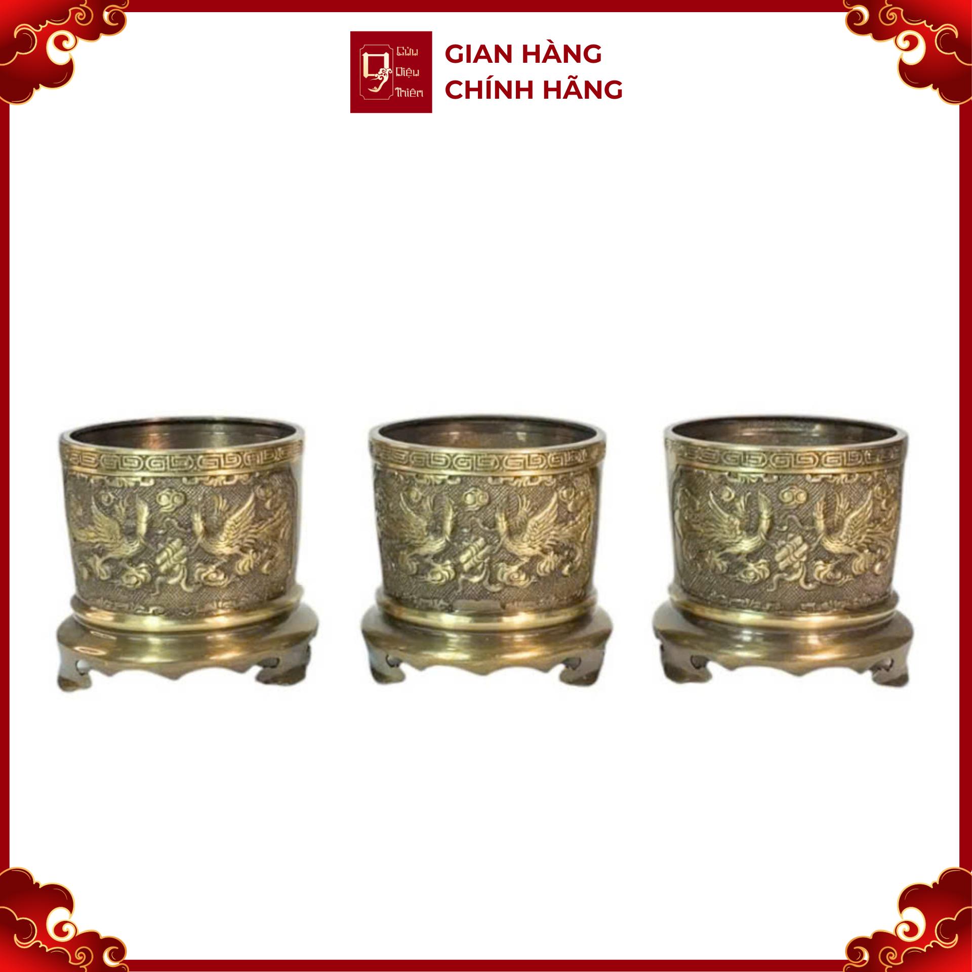 Bộ Bát Hương - Đồng Hun Giả Cổ - Cửu Diệu Thiên - BH001