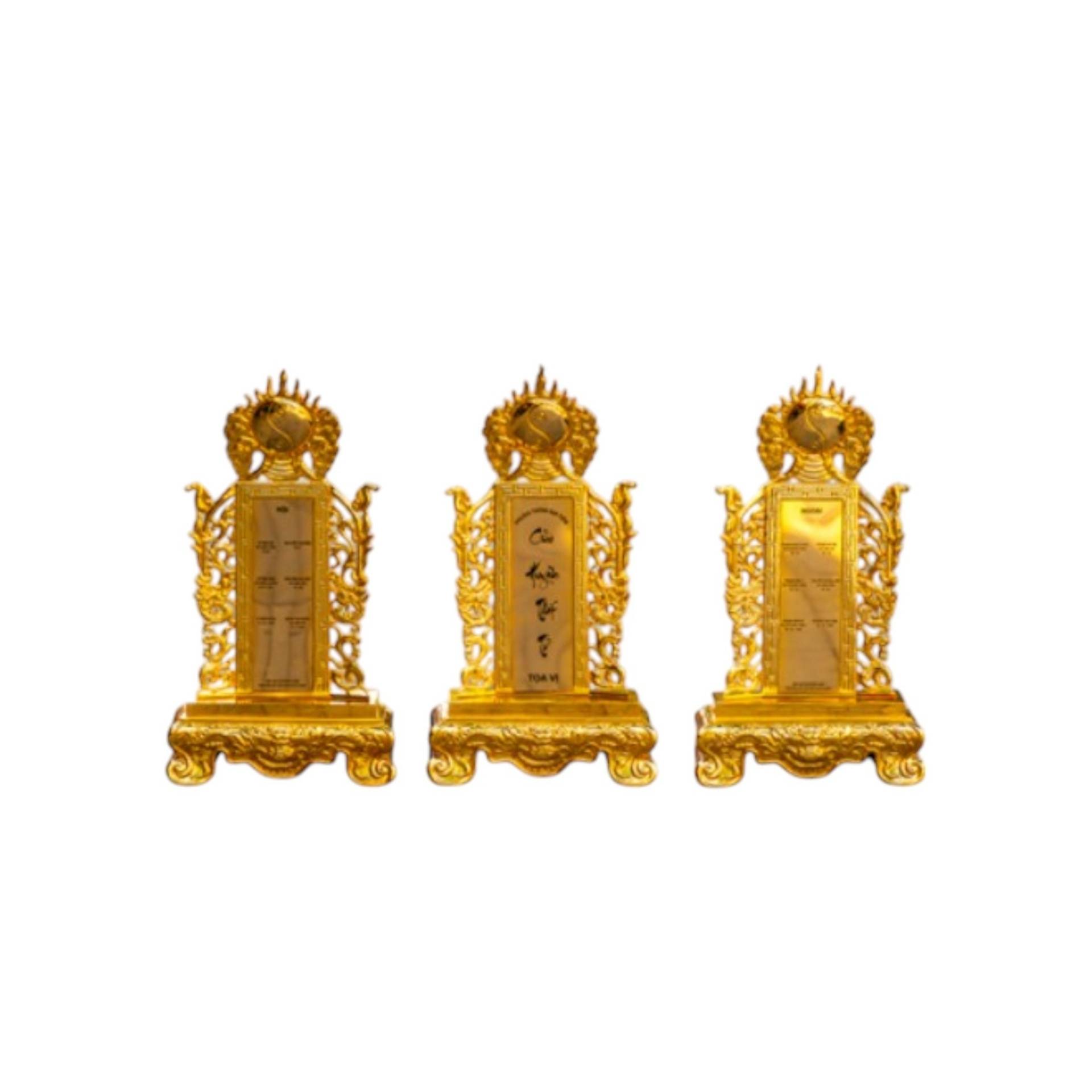 Bài Vị Gia Tiên - Đồ Đồng Cao Cấp - Cửu Diệu Thiên - THN323