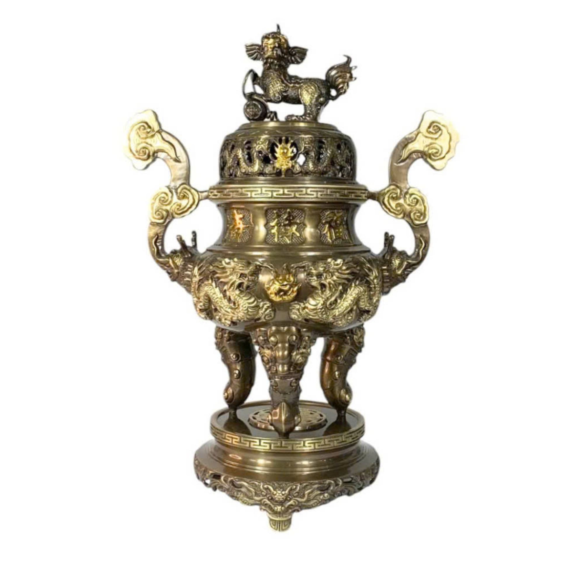Đỉnh Đồng Phúc Lộc Thọ Khang Ninh - Đồ Đồng Cao Cấp - Cửu Diệu Thiên - ZC005