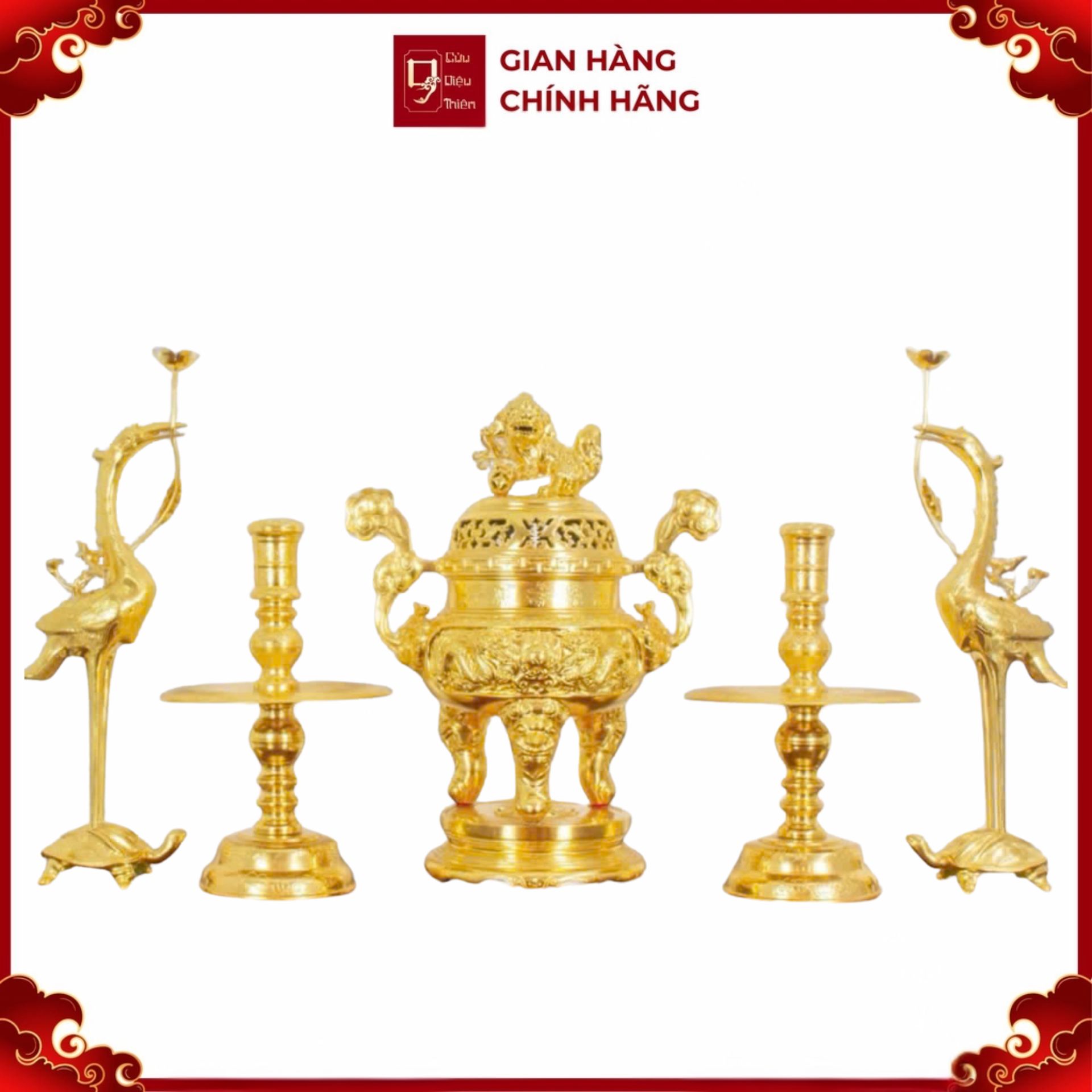 Bộ Ngũ Sự - Đồ Đồng Cao Cấp - Cửu Diệu Thiên - NS008