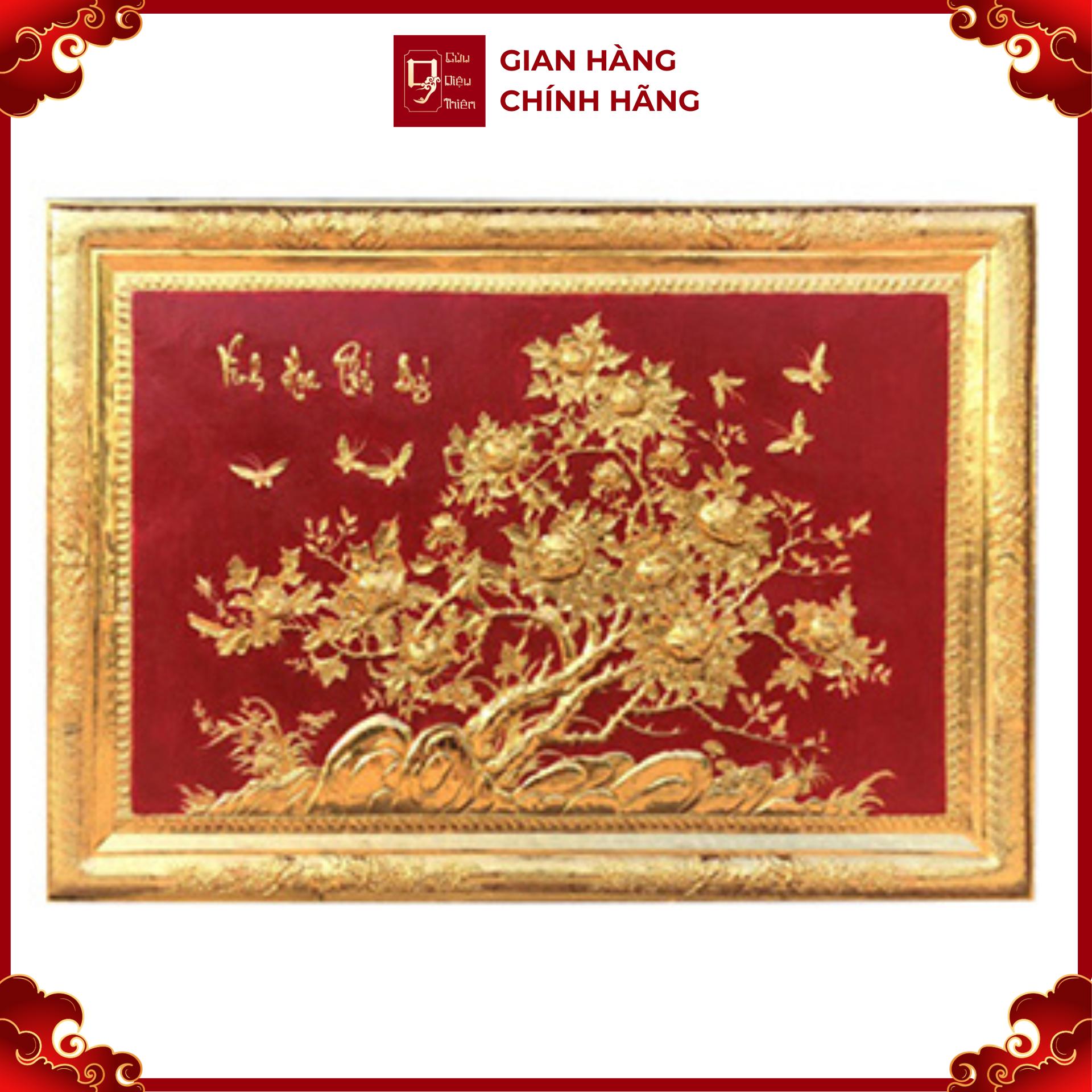 Tranh Công Mai - Đồ Đồng Cao Cấp - Cửu Diệu Thiên - THN390