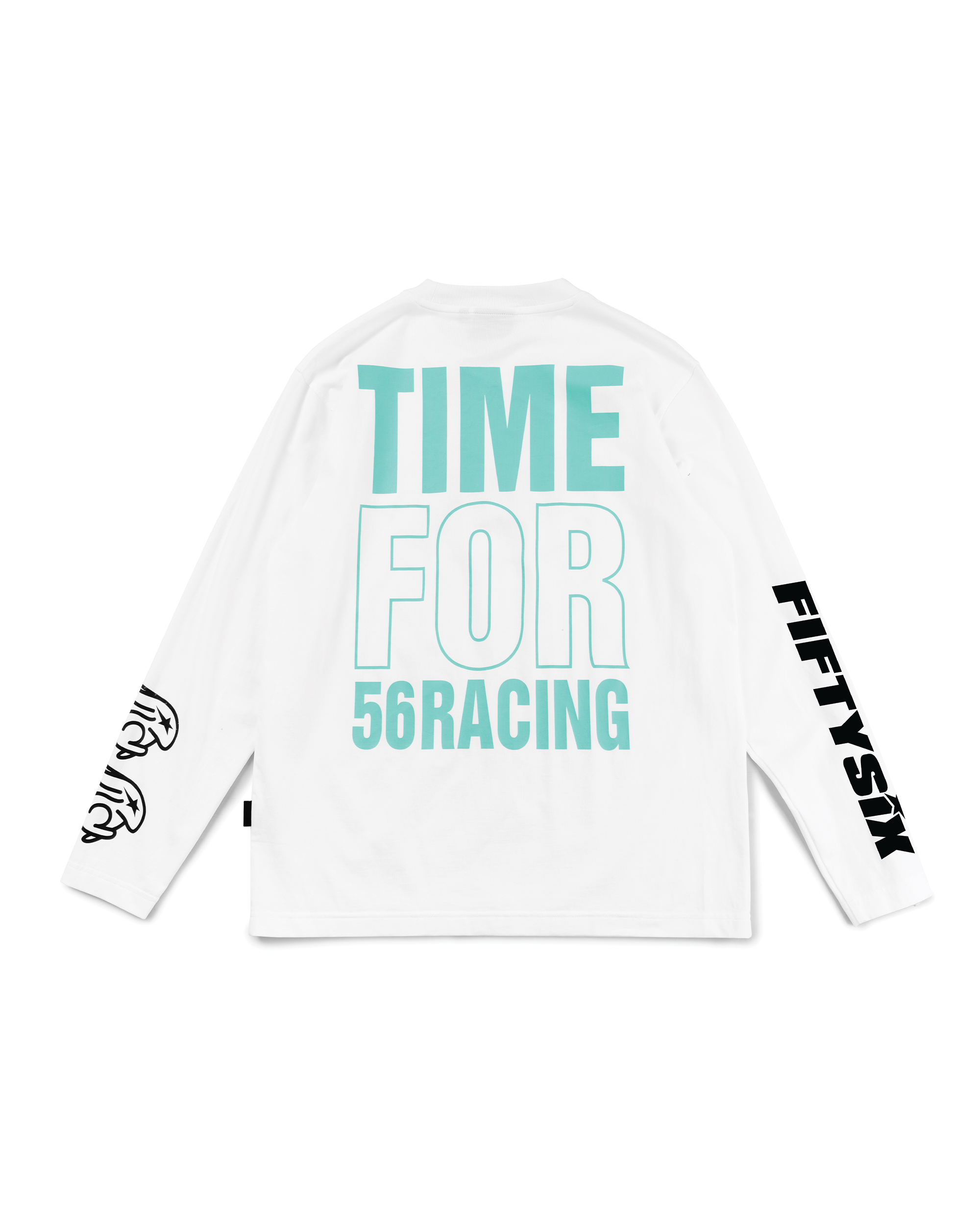 56 Team Logo Long Sleeve - White