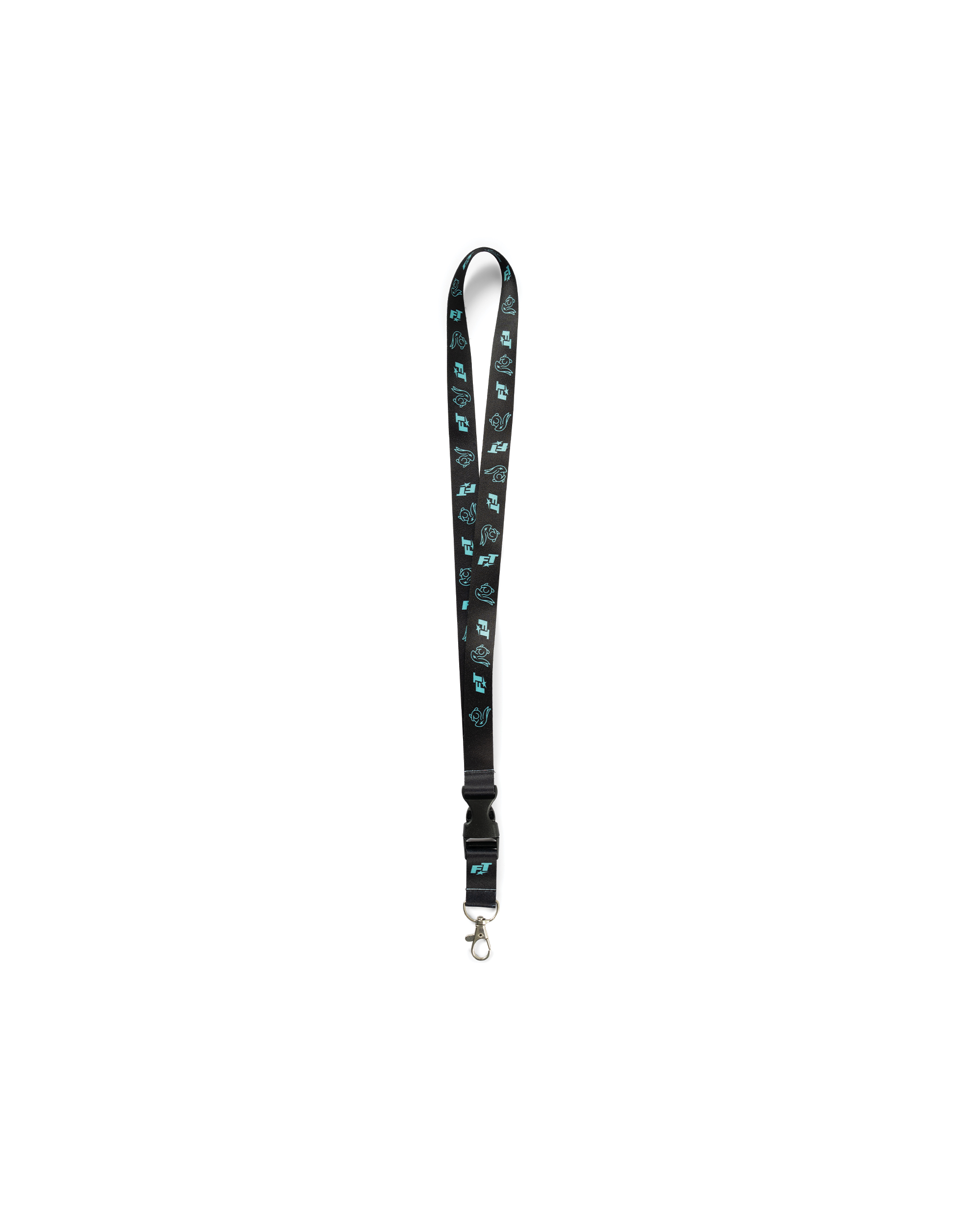 56 Team Logo Lanyard - Black/Tiffany