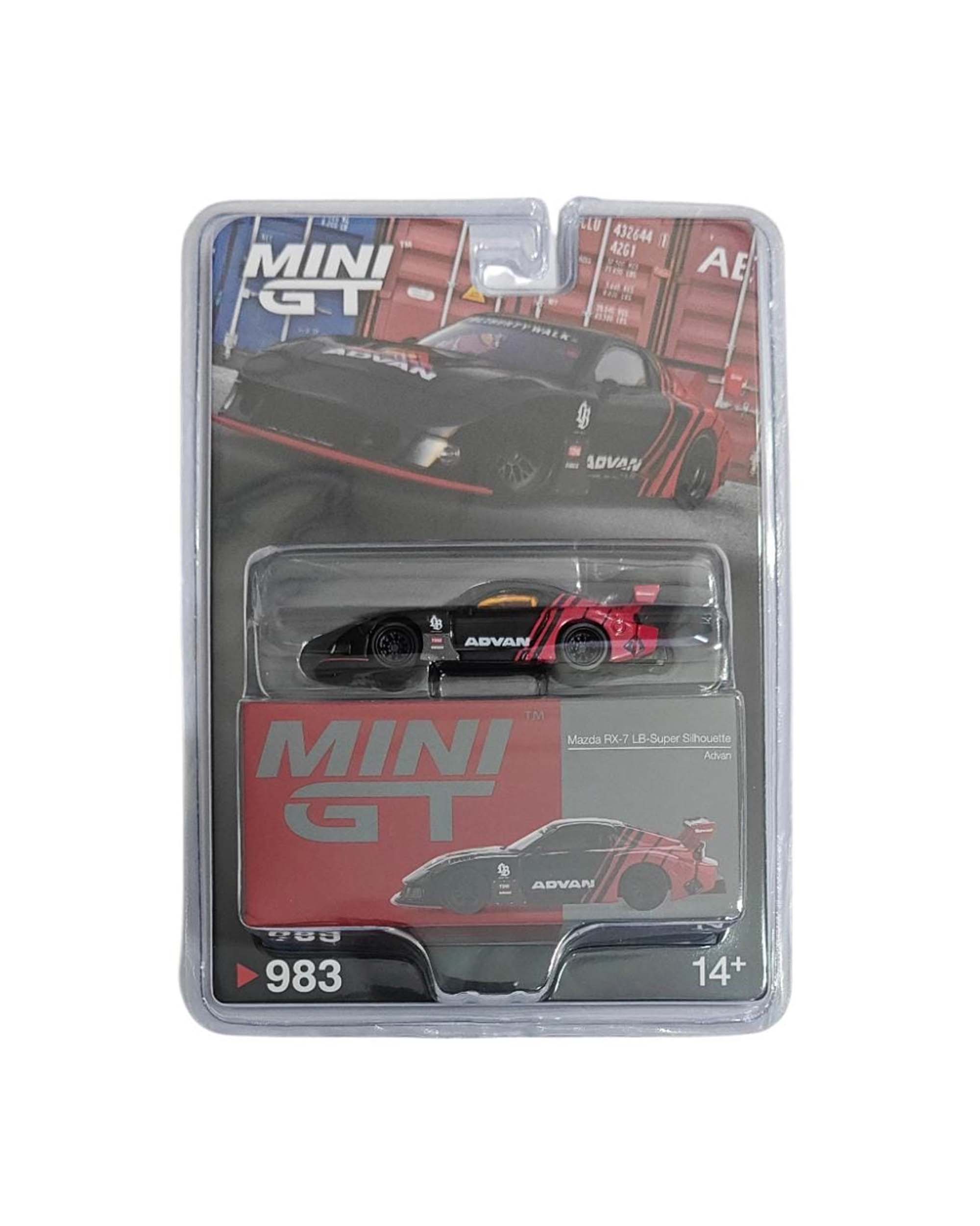 Mini GT Card Version MGT00983 Mazda RX-7 LB-Super Silhouette Advan