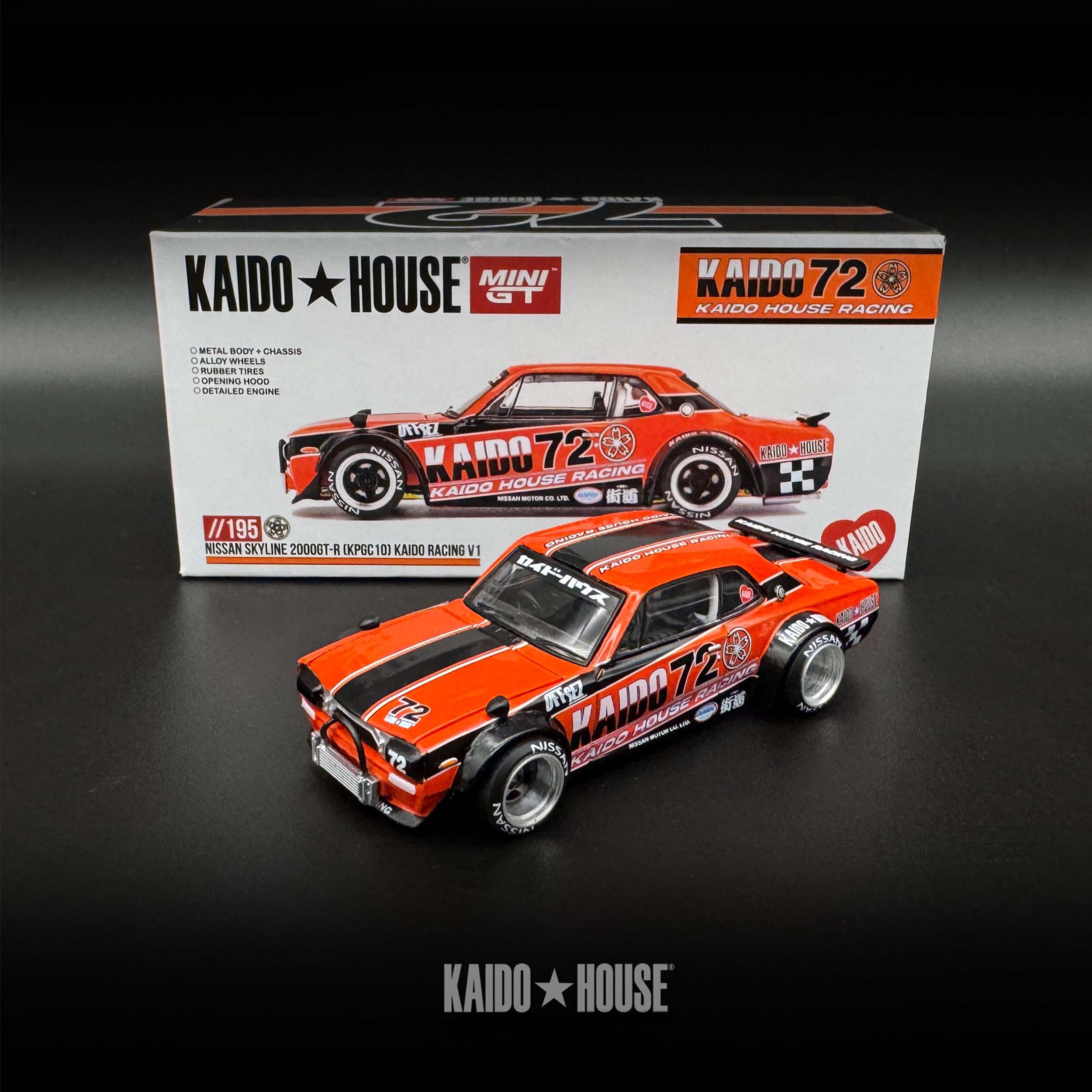 Kaido House KHMG195 Nissan Skyline 2000GT-R (KPGC10) Kaido Racing V1