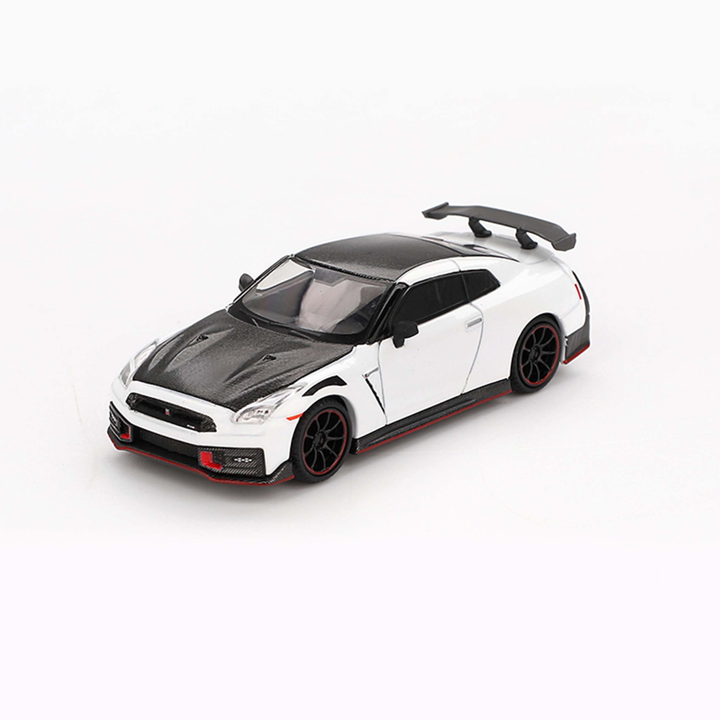 Mini GT BOX Version MGT01045 Nissan GT-R Nismo 2024 Brilliant White Pearl