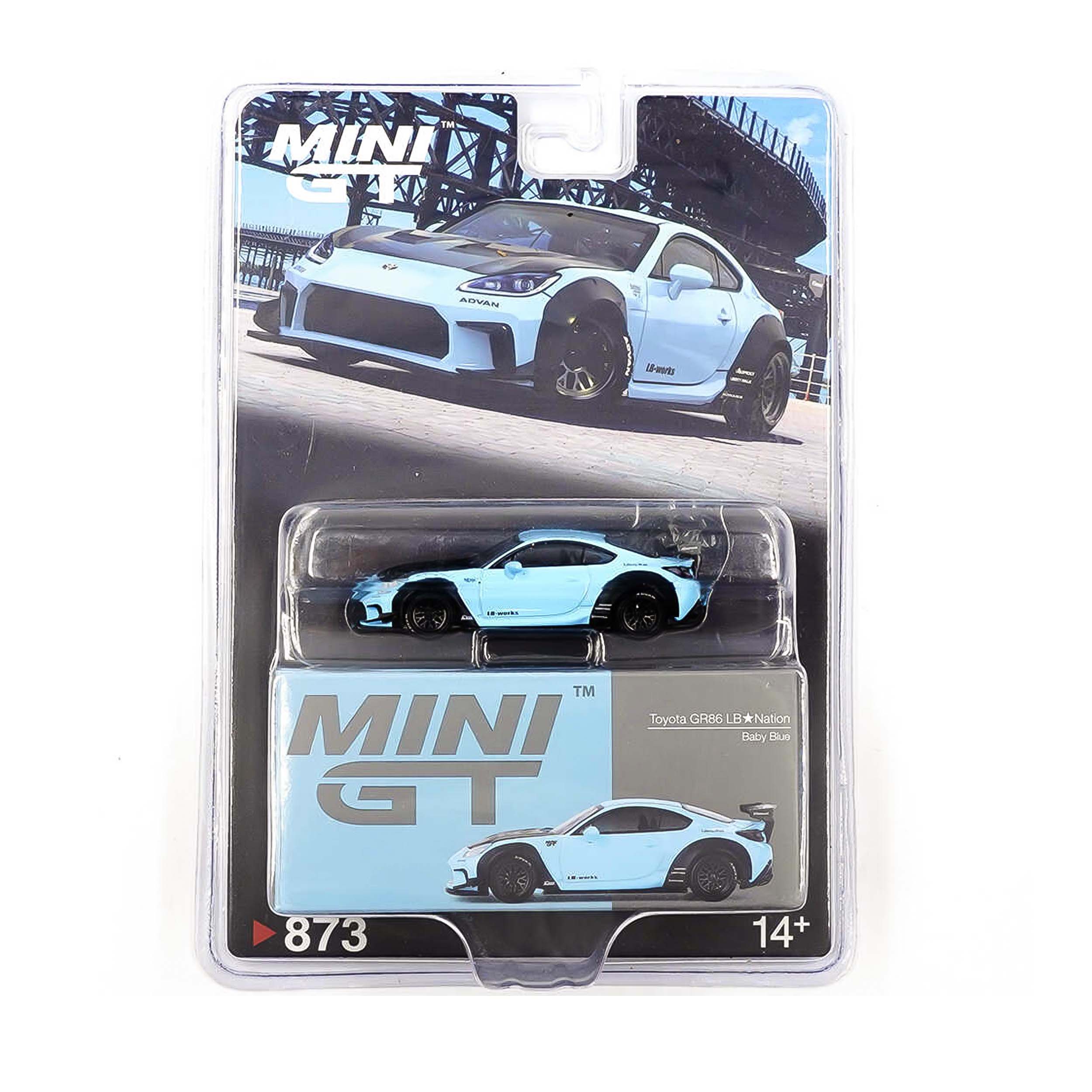 Minigt Card Ver MGT00873 Toyota GR86 LB★Nation Baby Blue