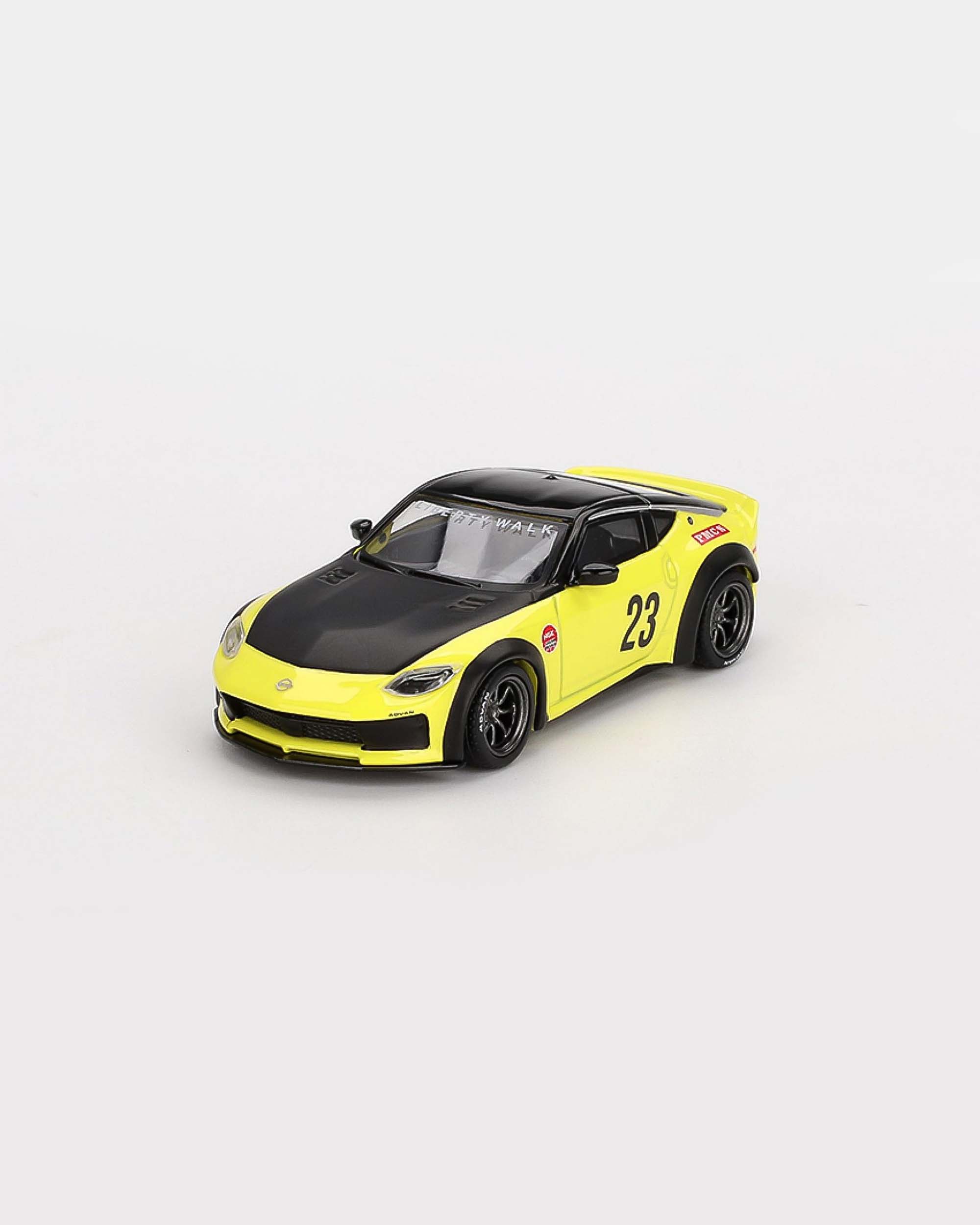 Mini GT Box Version MGT00826 Nissan Z LB★NATION WORKS Ikazuchi Yellow