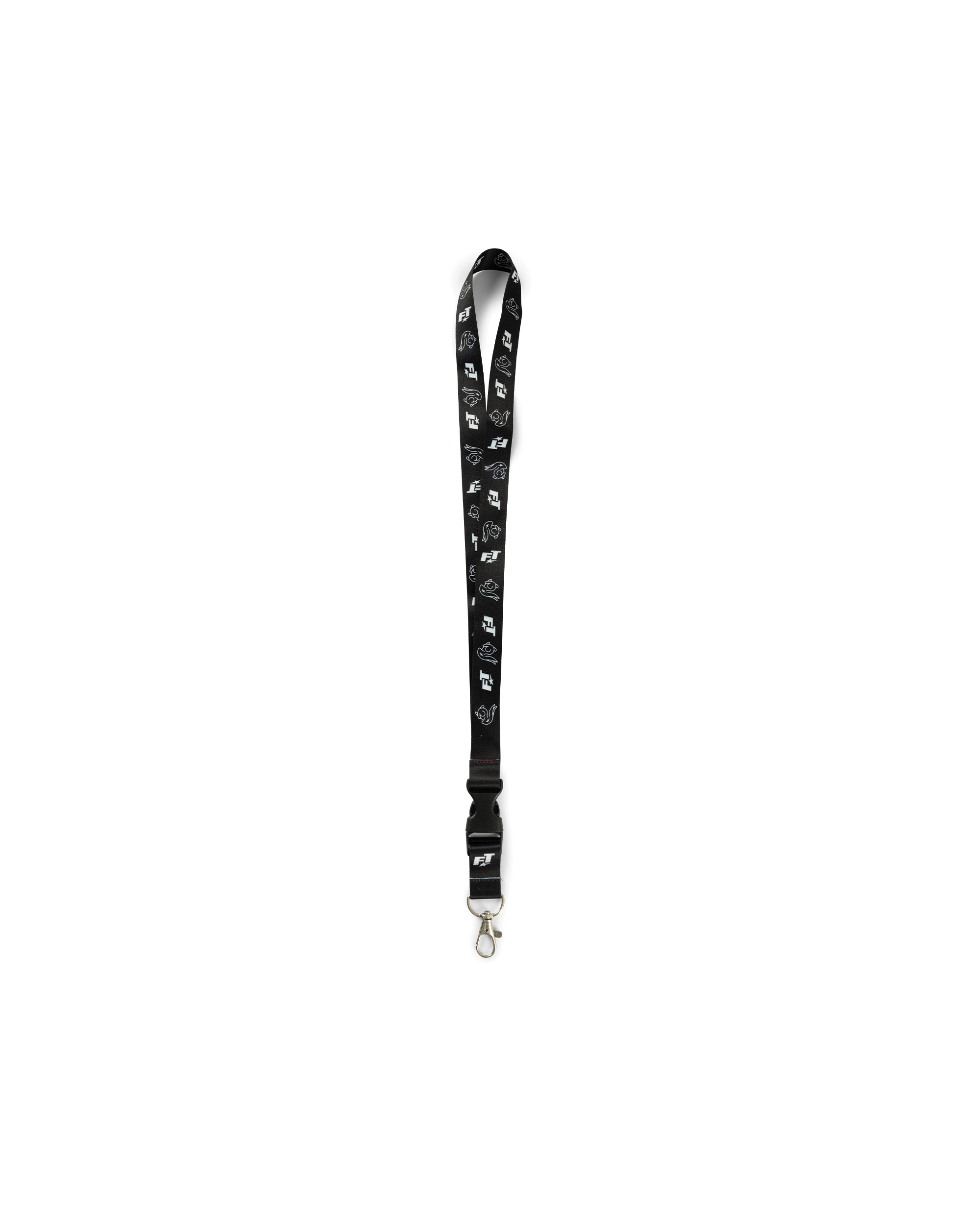 56 Team Logo Lanyard - Black/White