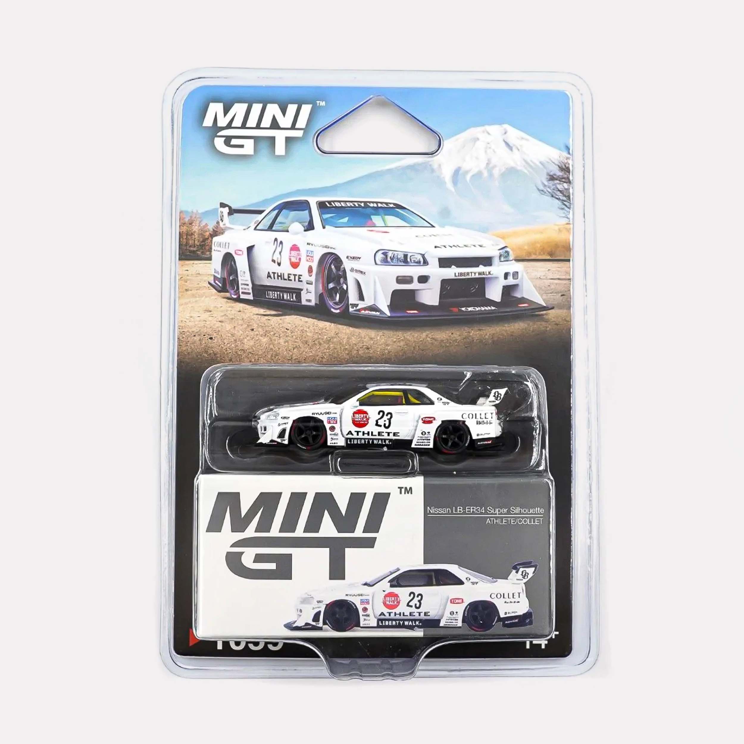 Mini GT card Version MGT01059 Nissan LB-ER34 Super Silhouette ATHLETE/COLLET