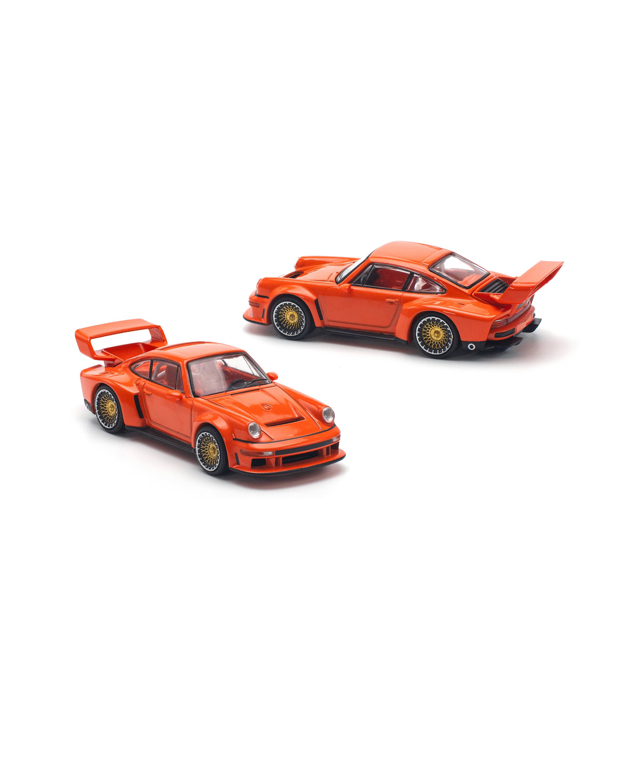 PopRace Diecast #PR640131 SINGER DLS TURBO (TRACK) ORANGE