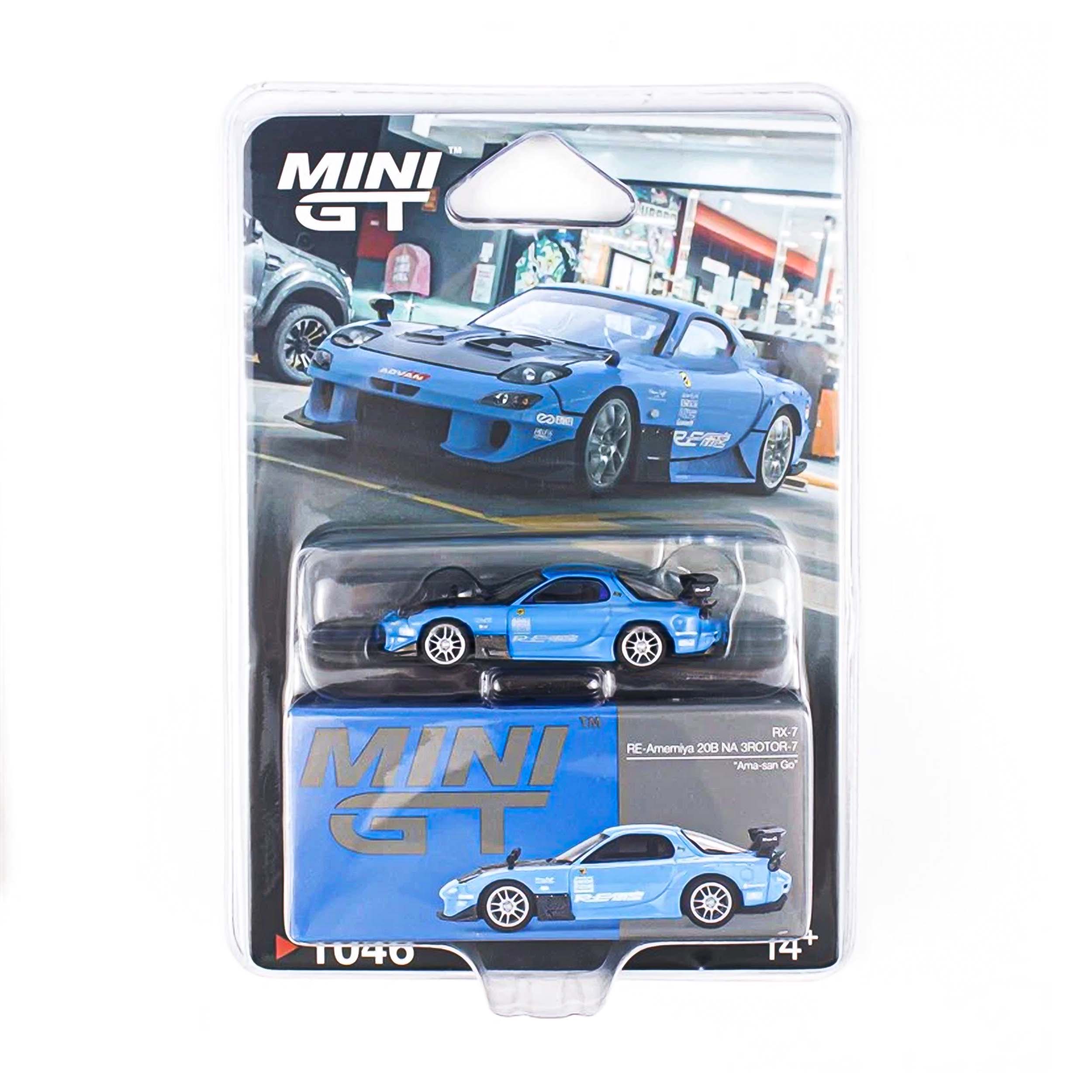 Mini GT CARD Version MGT01046 Mazda RX-7 RE-Amemiya 20B NA 3ROTOR-7 “Ama-san Go”