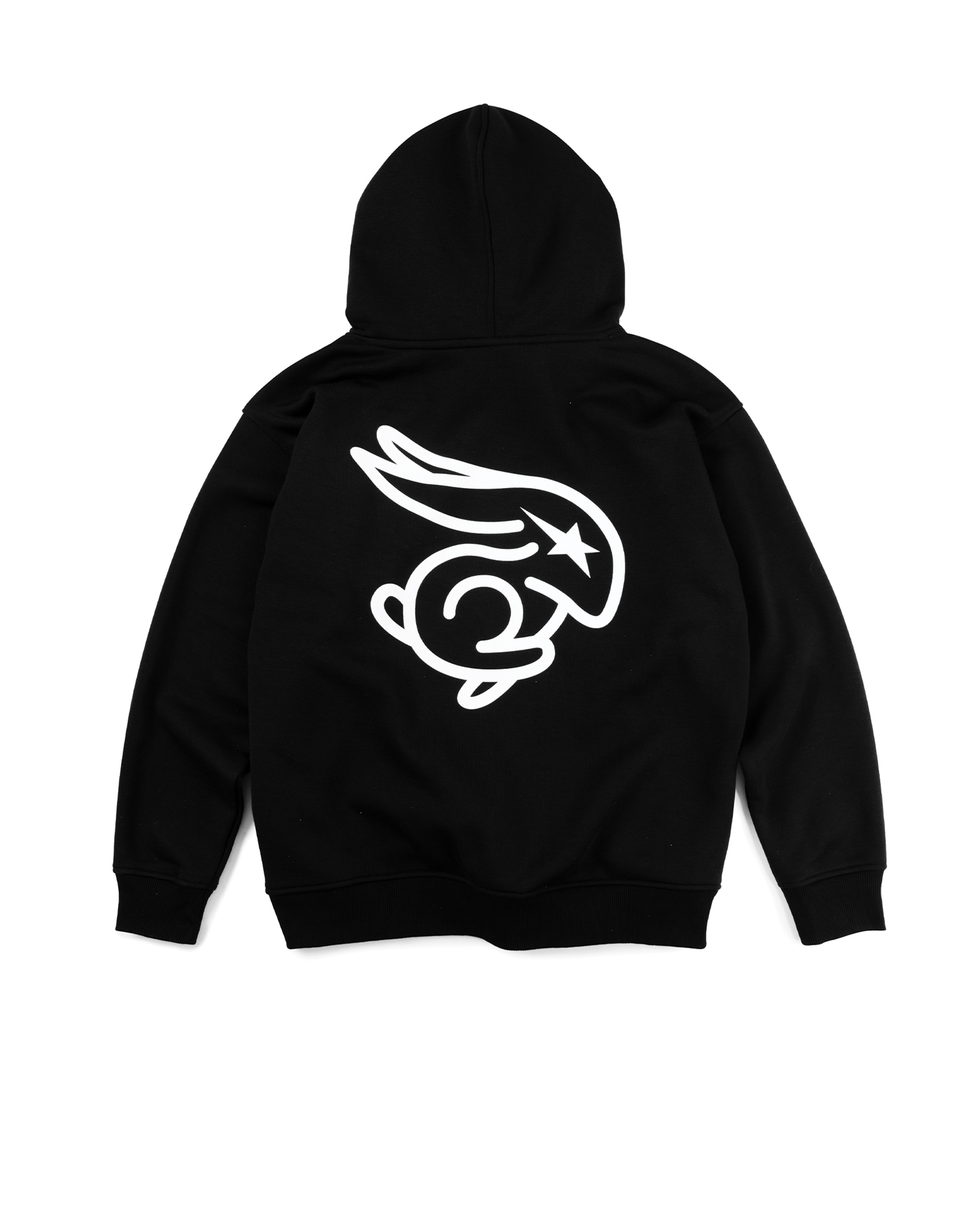56 Team Speed Bunny Logo Hoodie - Black