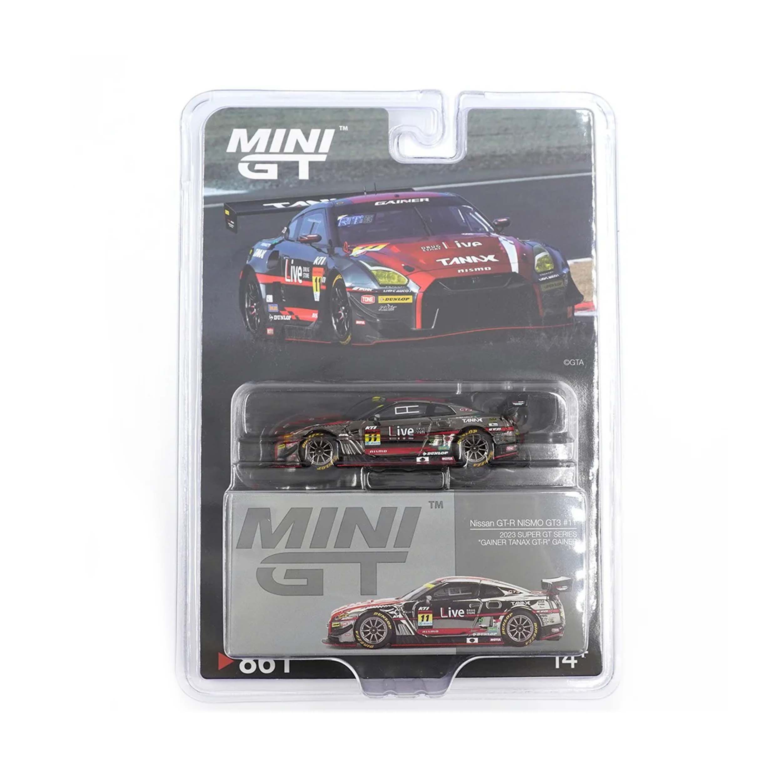 Mini GT Card Version MGT00861 Nissan GT-R NISMO GT3 #11 