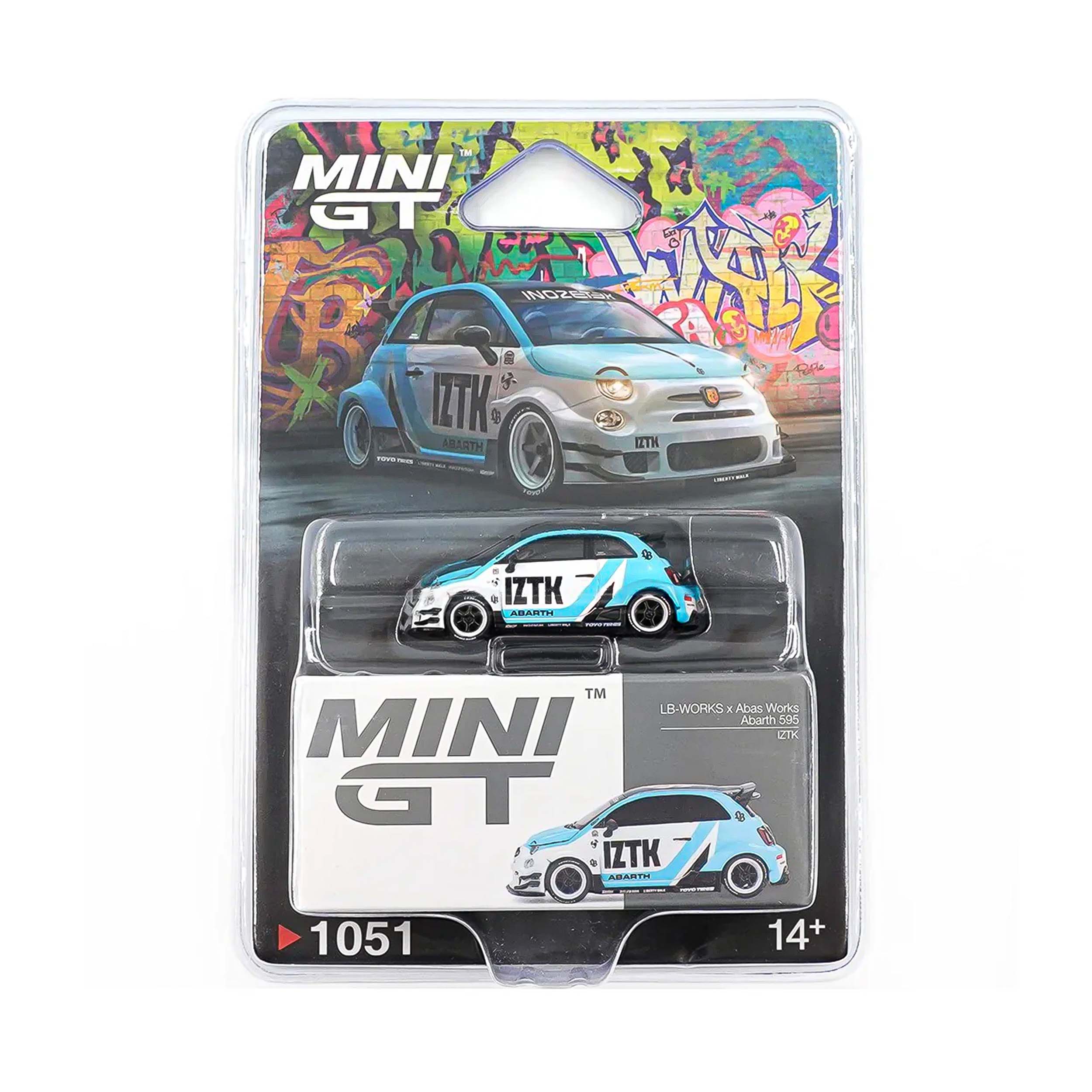 Mini GT CARD Version MGT01051 Abarth 595 LB-WORKS x Abas Works IZTK
