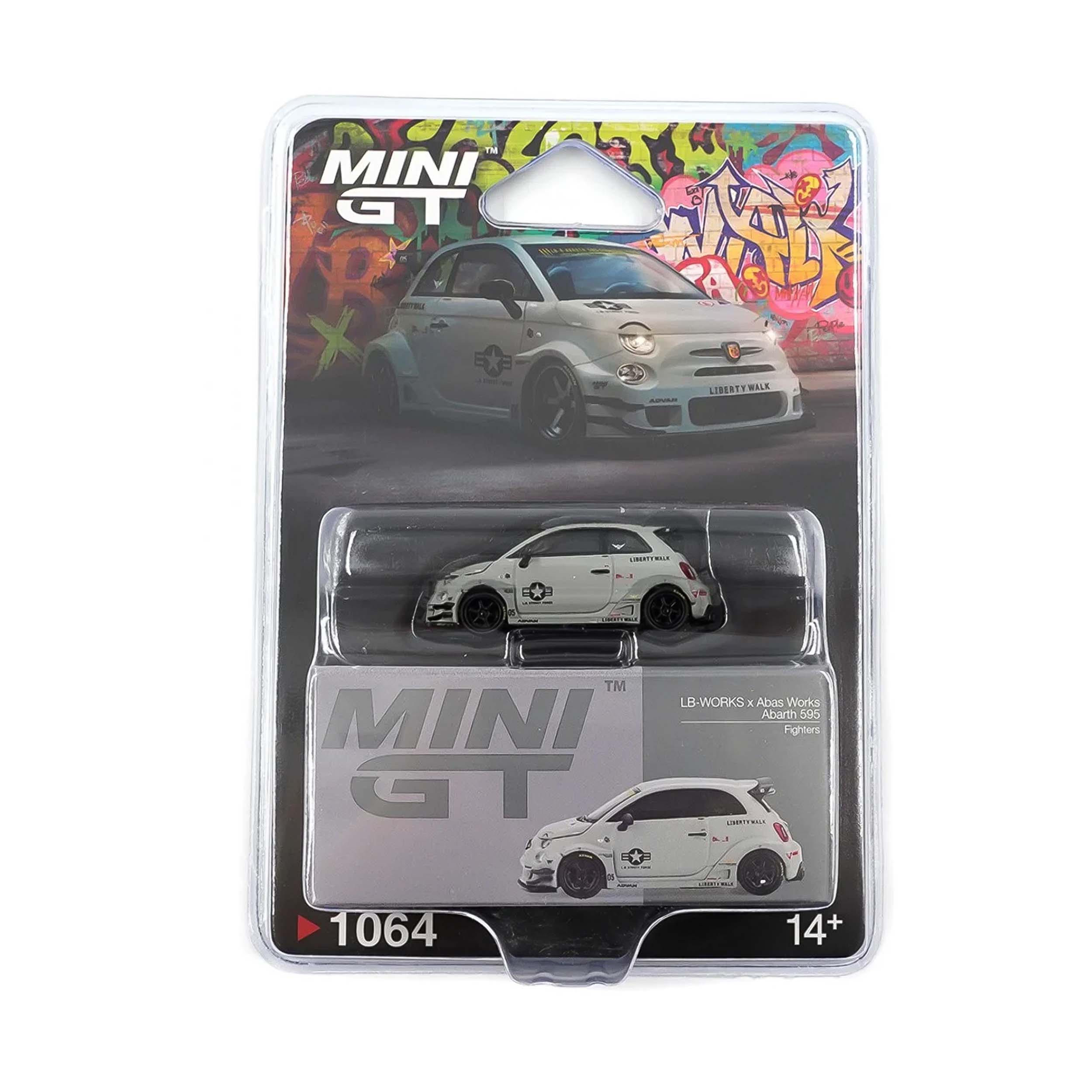 Mini GT CARD version MGT01064 Abarth 595 LB-WORKS x Abas Works Fighters