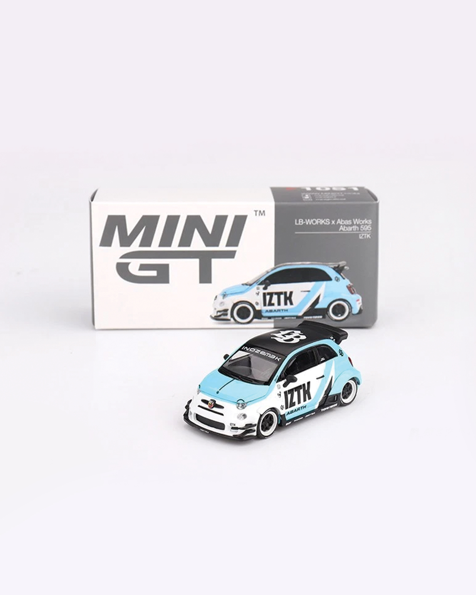 Mini GT BOX Version MGT01051 Abarth 595 LB-WORKS x Abas Works IZTK