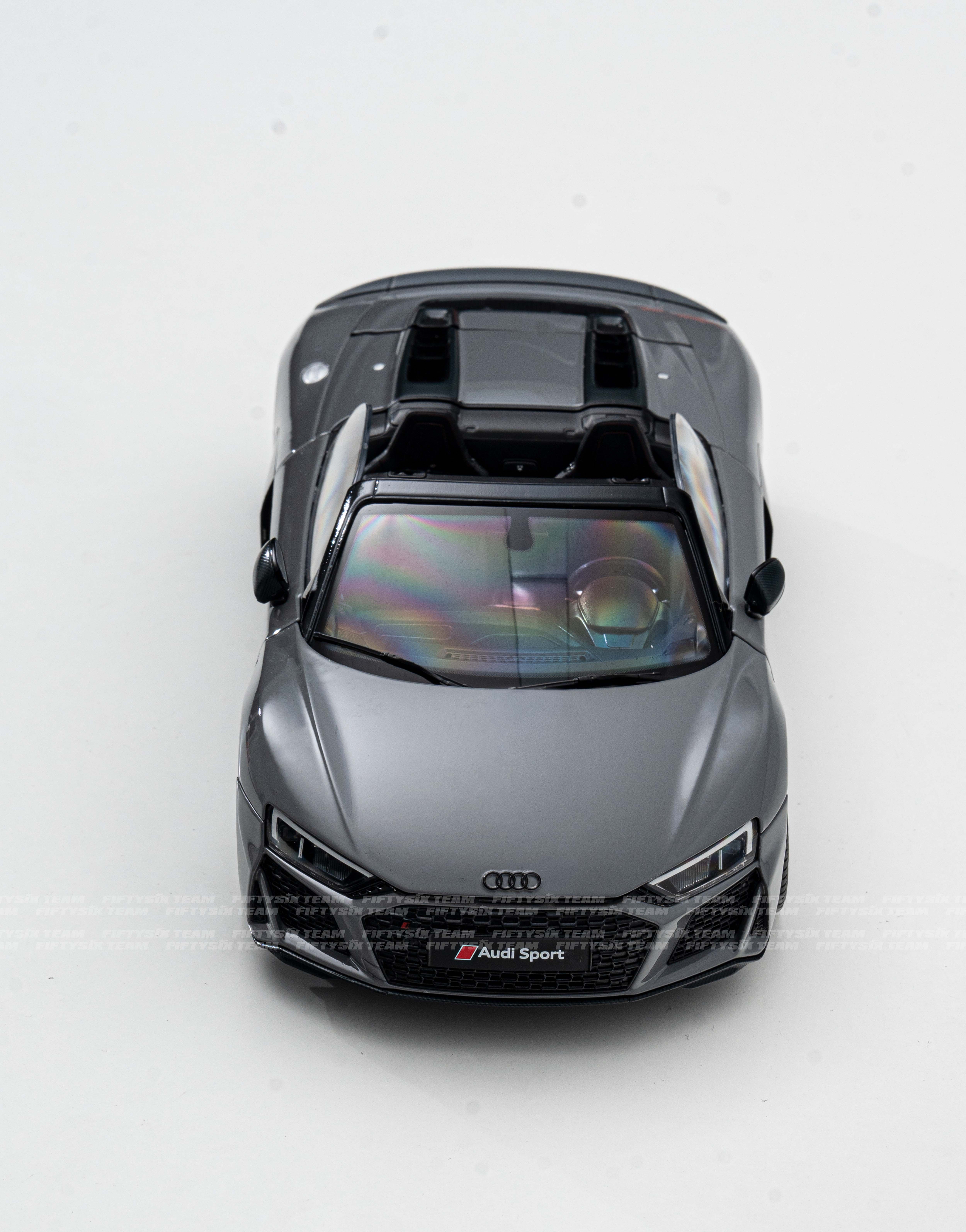 AUDI R8 2021 GREY,TỶ LỆ 1/18 KENGFAI
