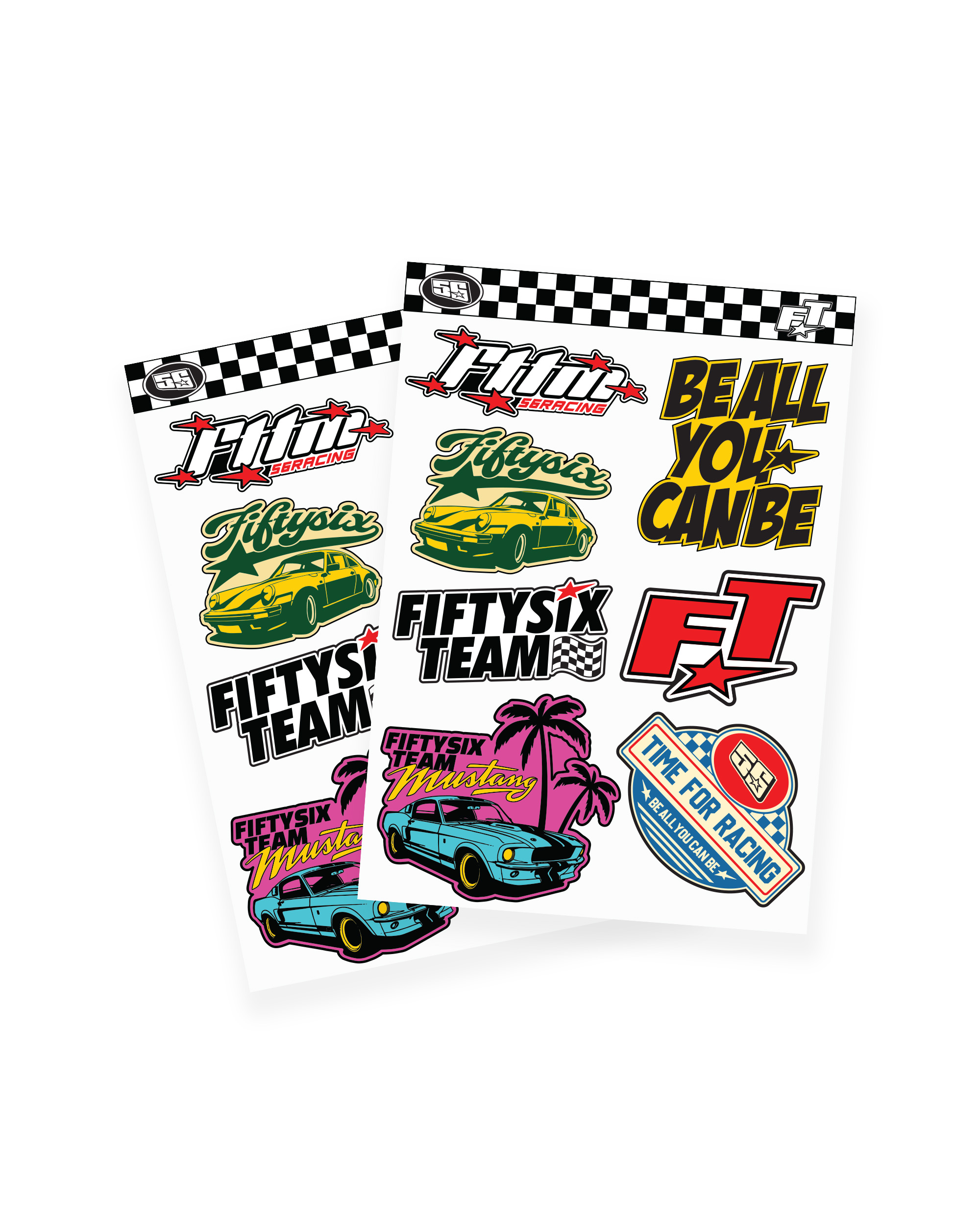 56 Team Sticker Time For Race