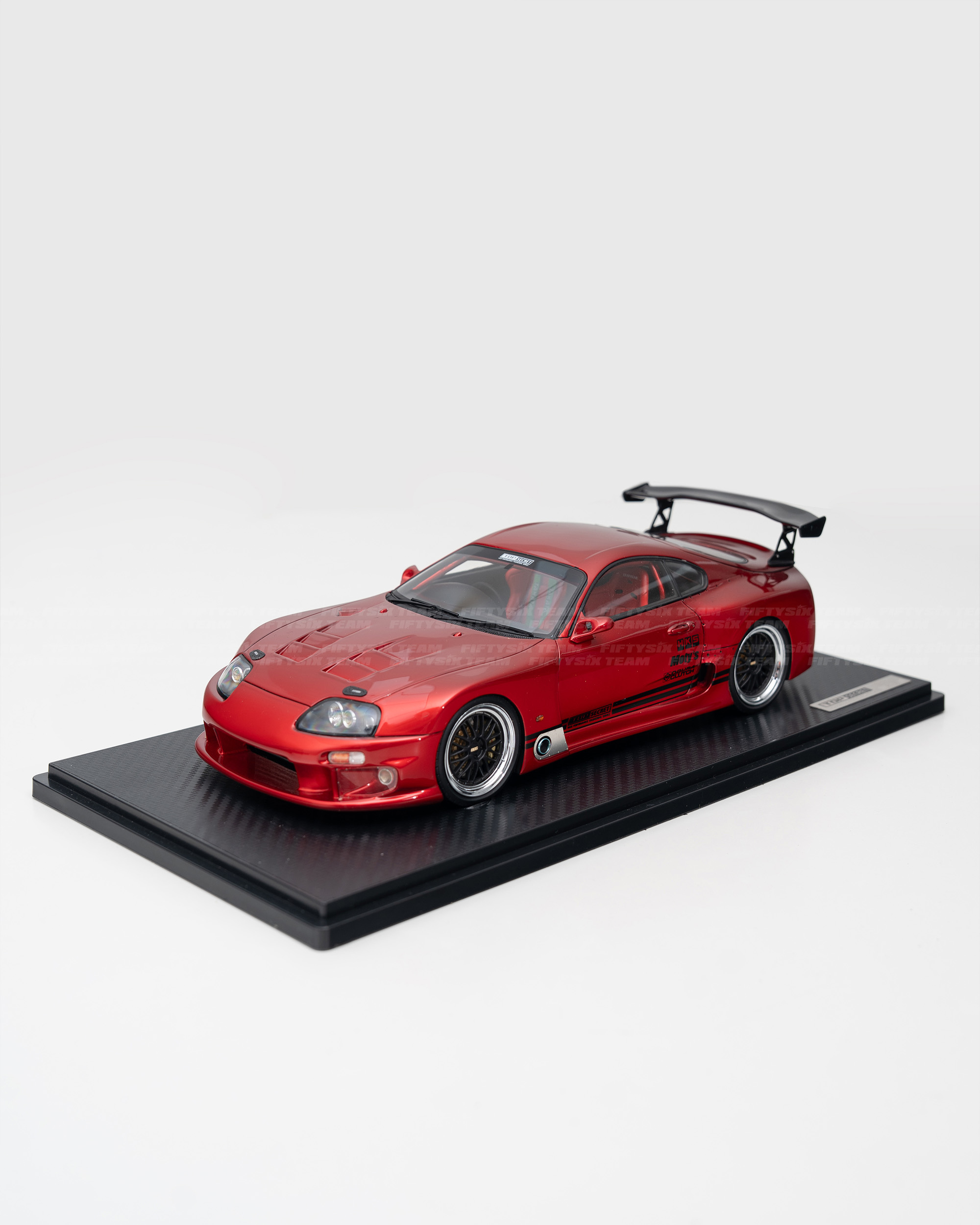 TOYOTA SUPRA GT300 TOP SECRET RED,TỶ LỆ 1/18 IGNITION