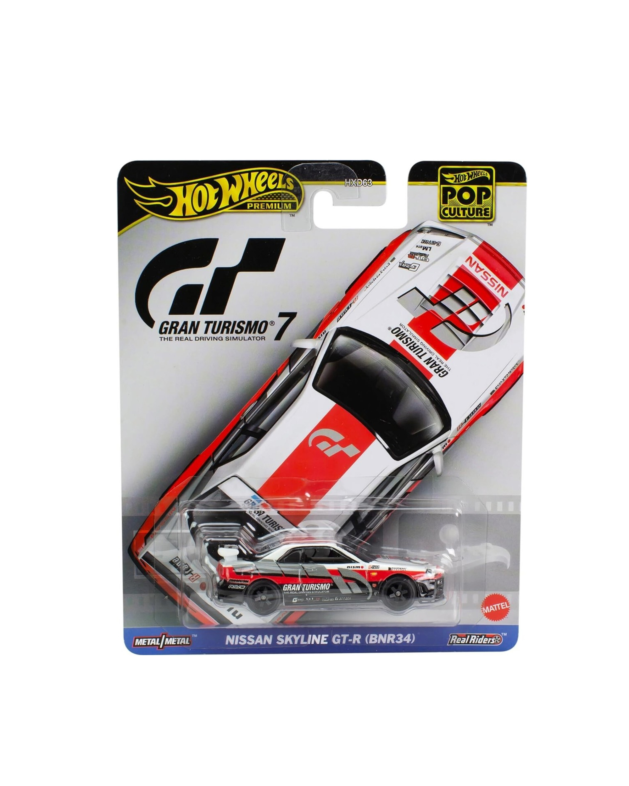 Hot Wheels Premium Nissan Skyline GTR BNR34 Grand Turismo 7