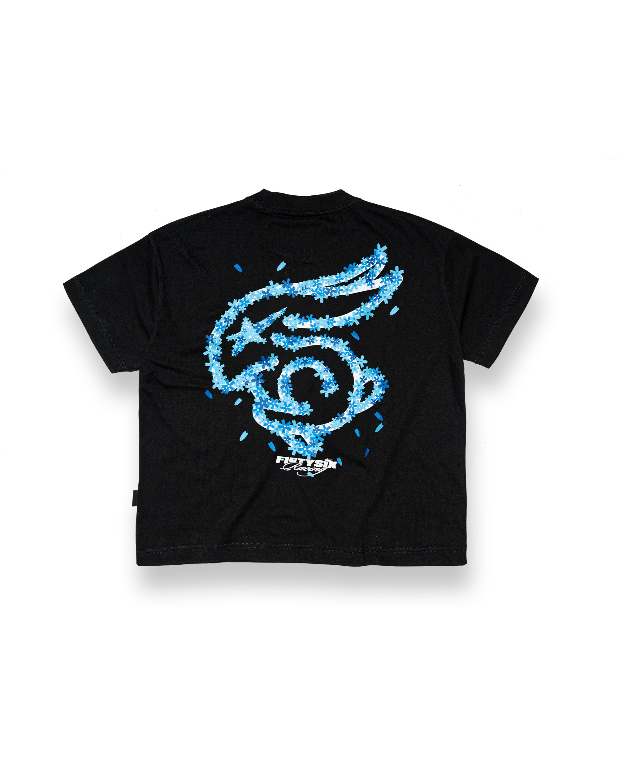 Áo Thun 56 Sakura Blossom Tee - Blue/Black