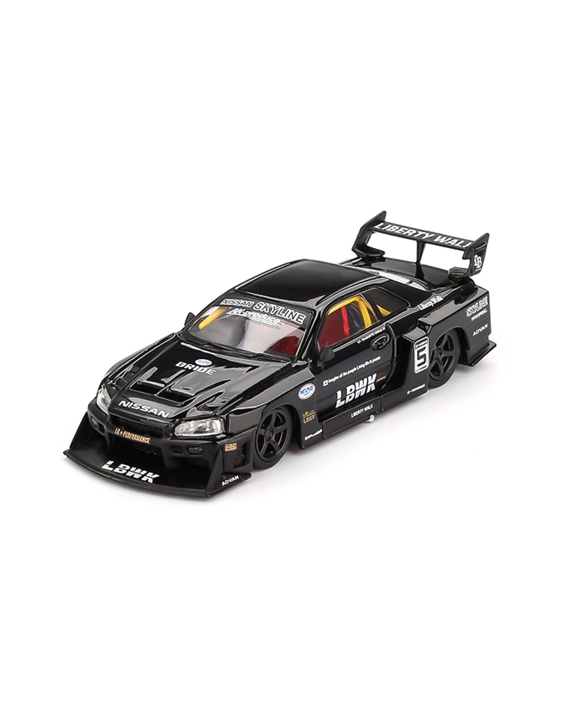 Mini GT Box Version MGT00844 Nissan LB-ER34 Super Silhouette SKYLINE Black