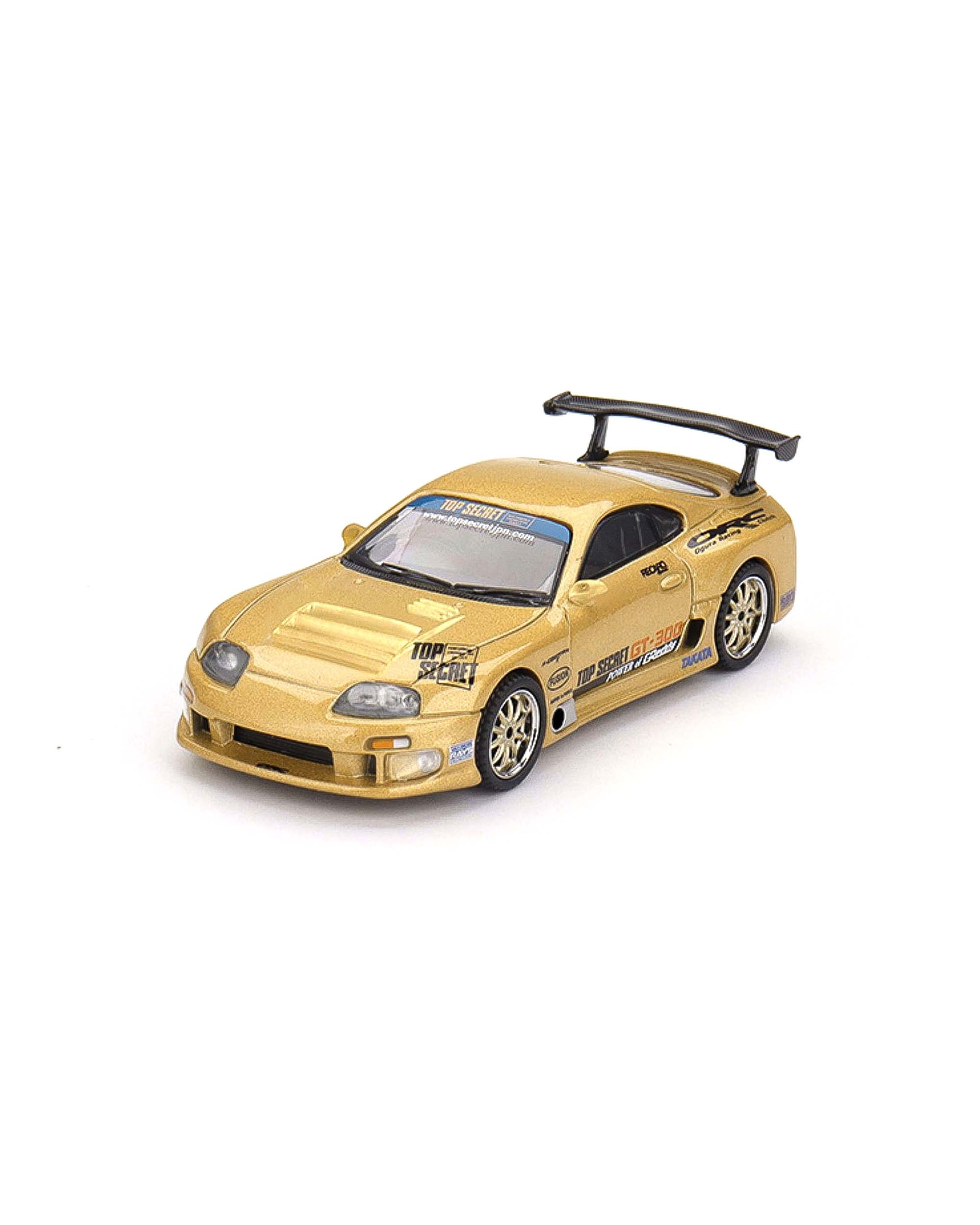 MINI GT Box Version MGT00961 Toyota Supra (A80) Top Secret GT-300 Top Secret Gold