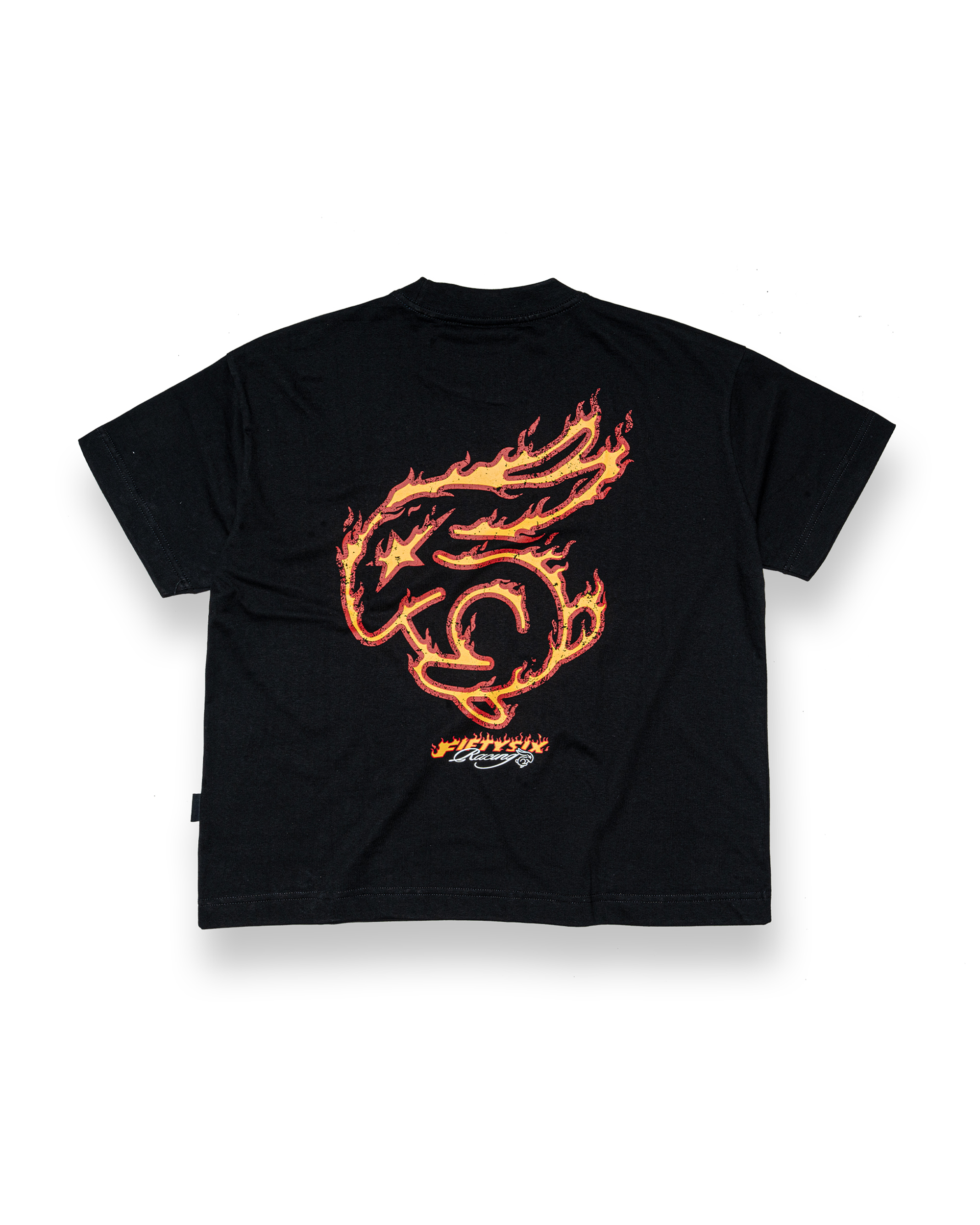 Áo Thun Boxy 56 Speed Bunny Fire Tee - Black