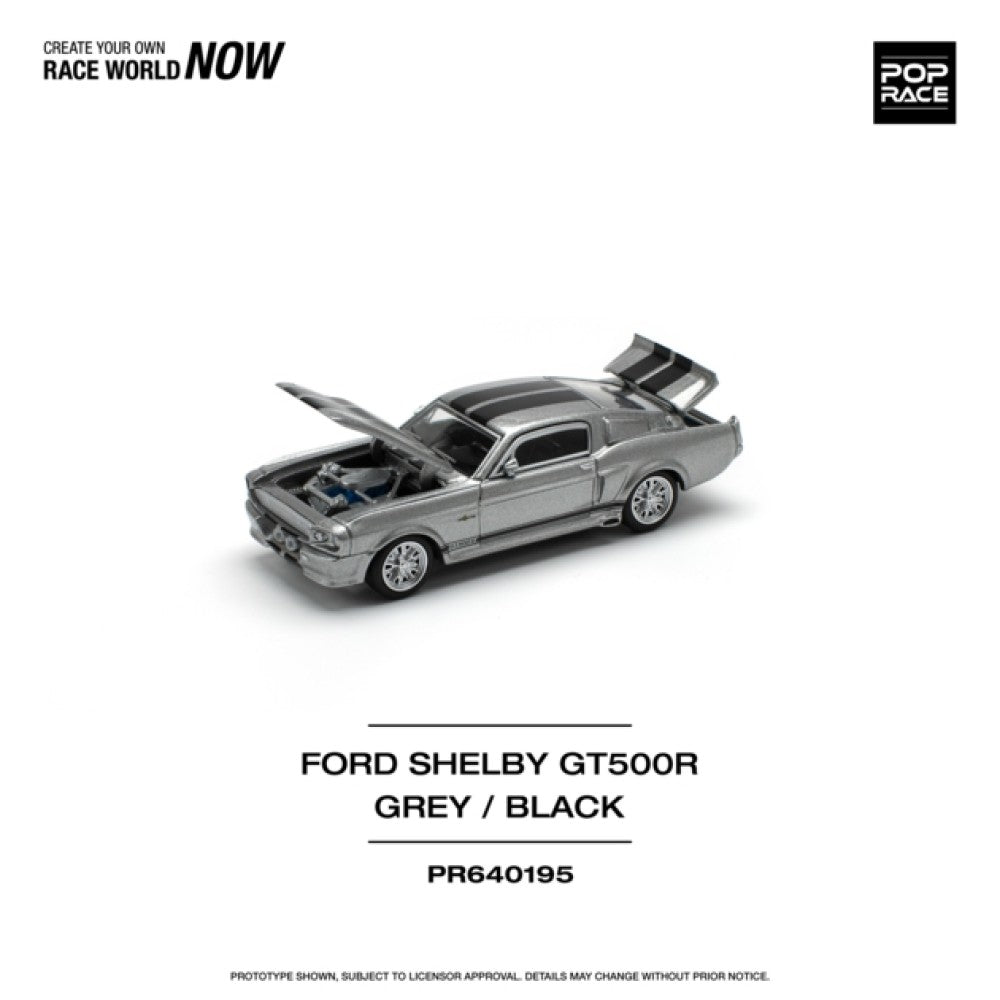 Poprace PR640195 1967 SHELBY MUSTANG GT500 - GREY/BLACK