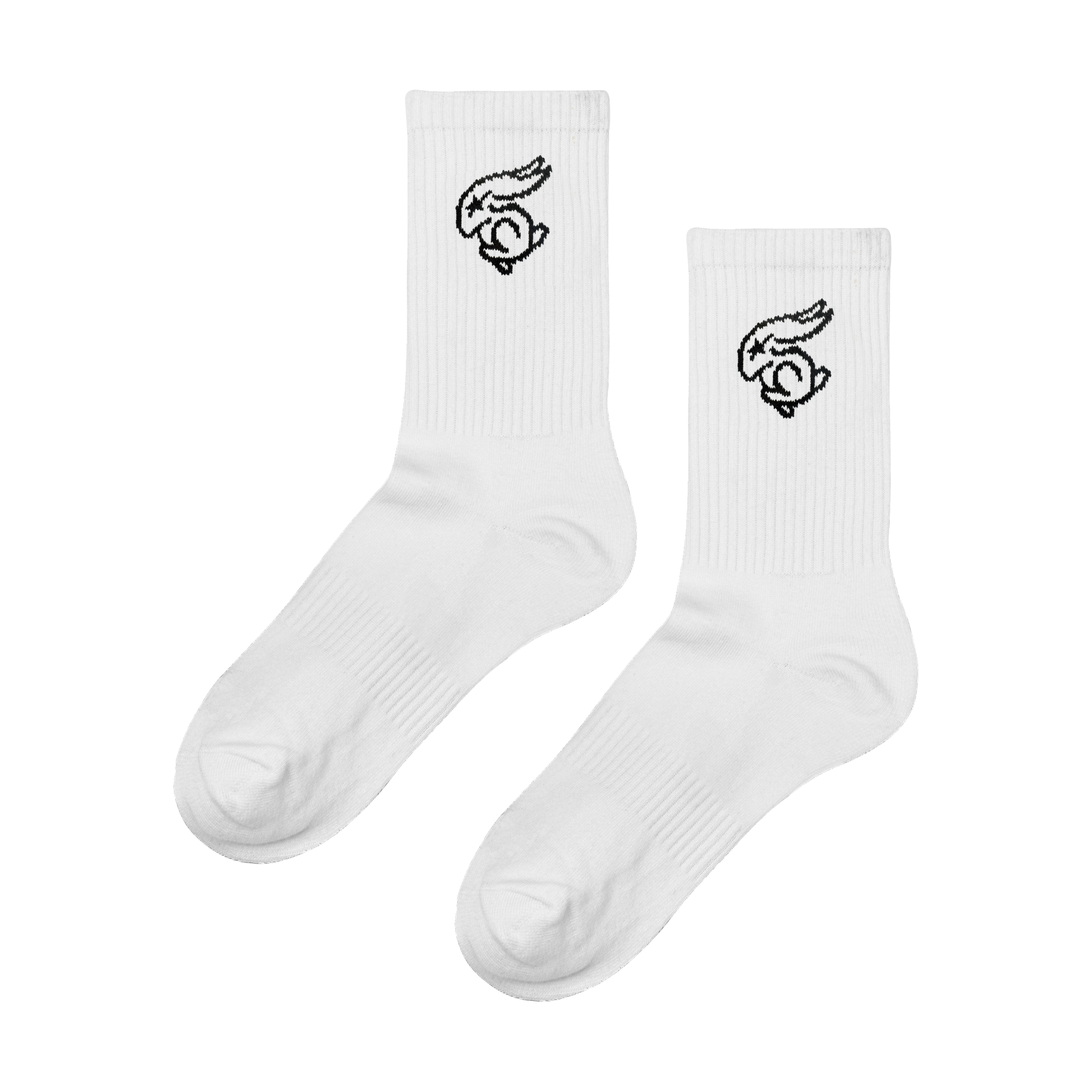 Speed Bunny Socks - White