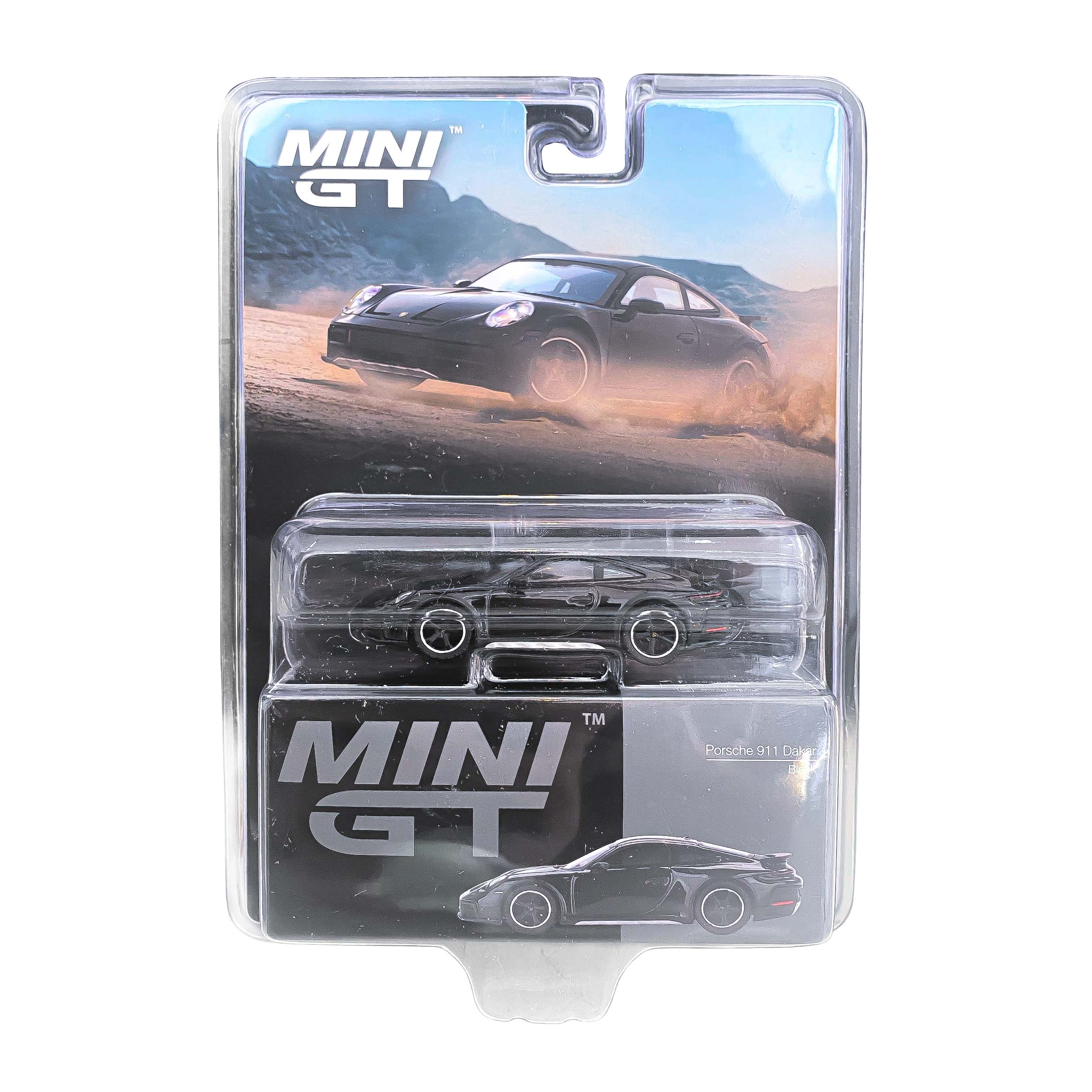 Mini GT CARD Version MGT00958 Porsche 911 Dakar Black