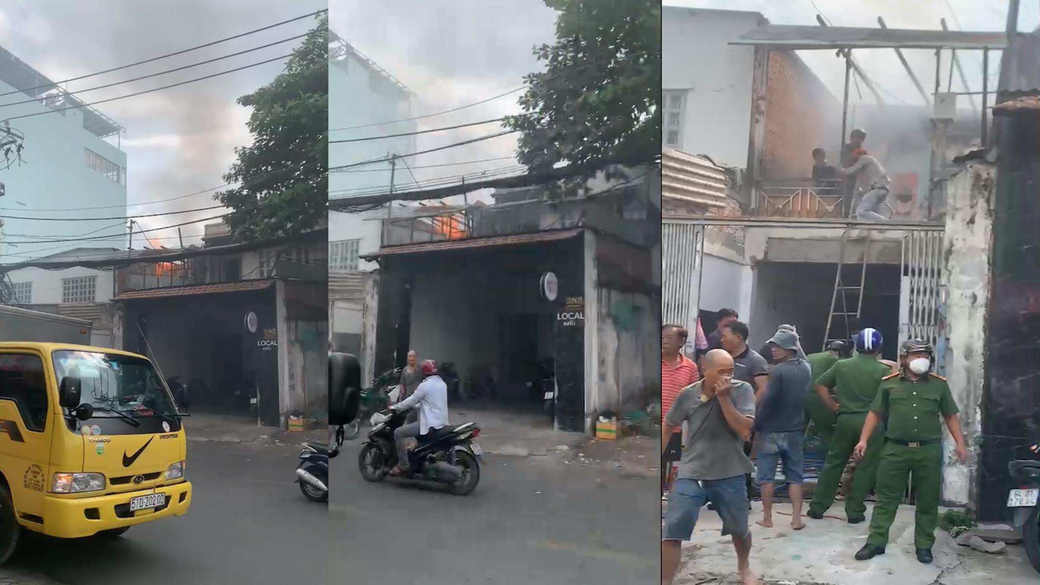 TP.HCM: Cháy nhà khi đang sửa chữa tại Q.Tân Phú