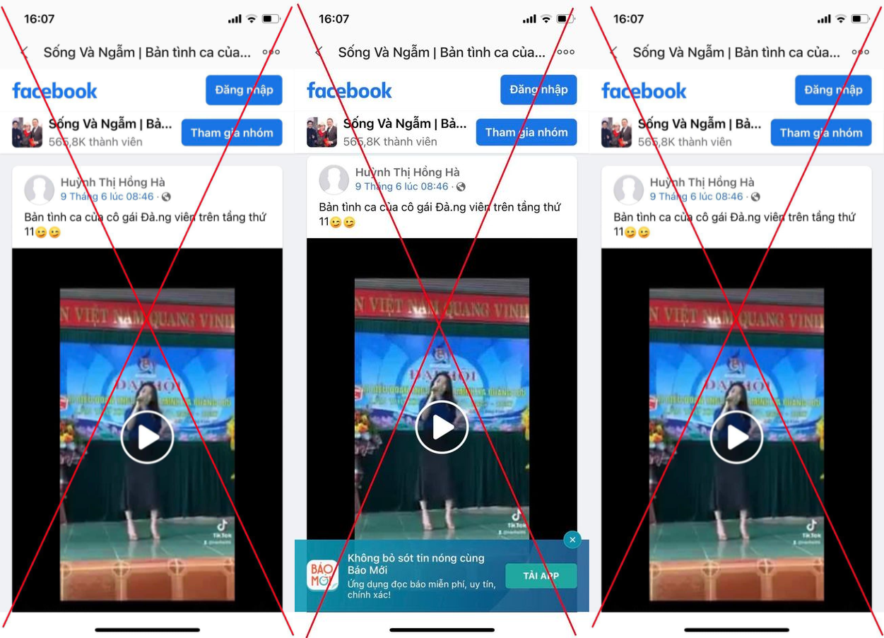 Nữ sinh viên bức xúc khi hình ảnh bị cắt ghép, vu khống