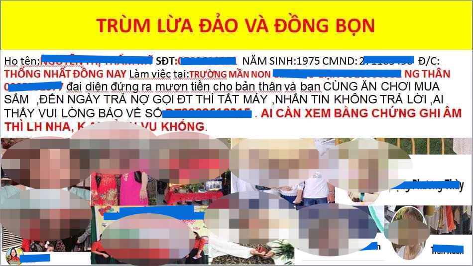 Đồng Nai: Một cô giáo vay tiền qua app, cả trường lẫn phụ huynh bị khủng bố