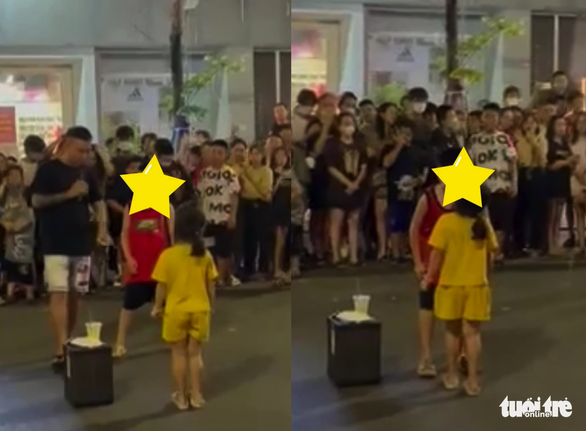 Xôn xao clip ‘ghép đôi’ hai em nhỏ ở phố đi bộ khiến dư luận bất bình