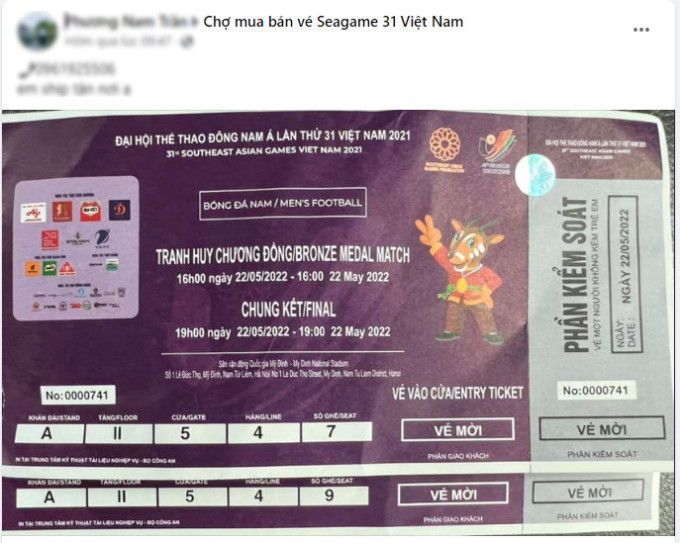 Vé U23 Việt Nam - Thái Lan bị đẩy tới 18 triệu đồng