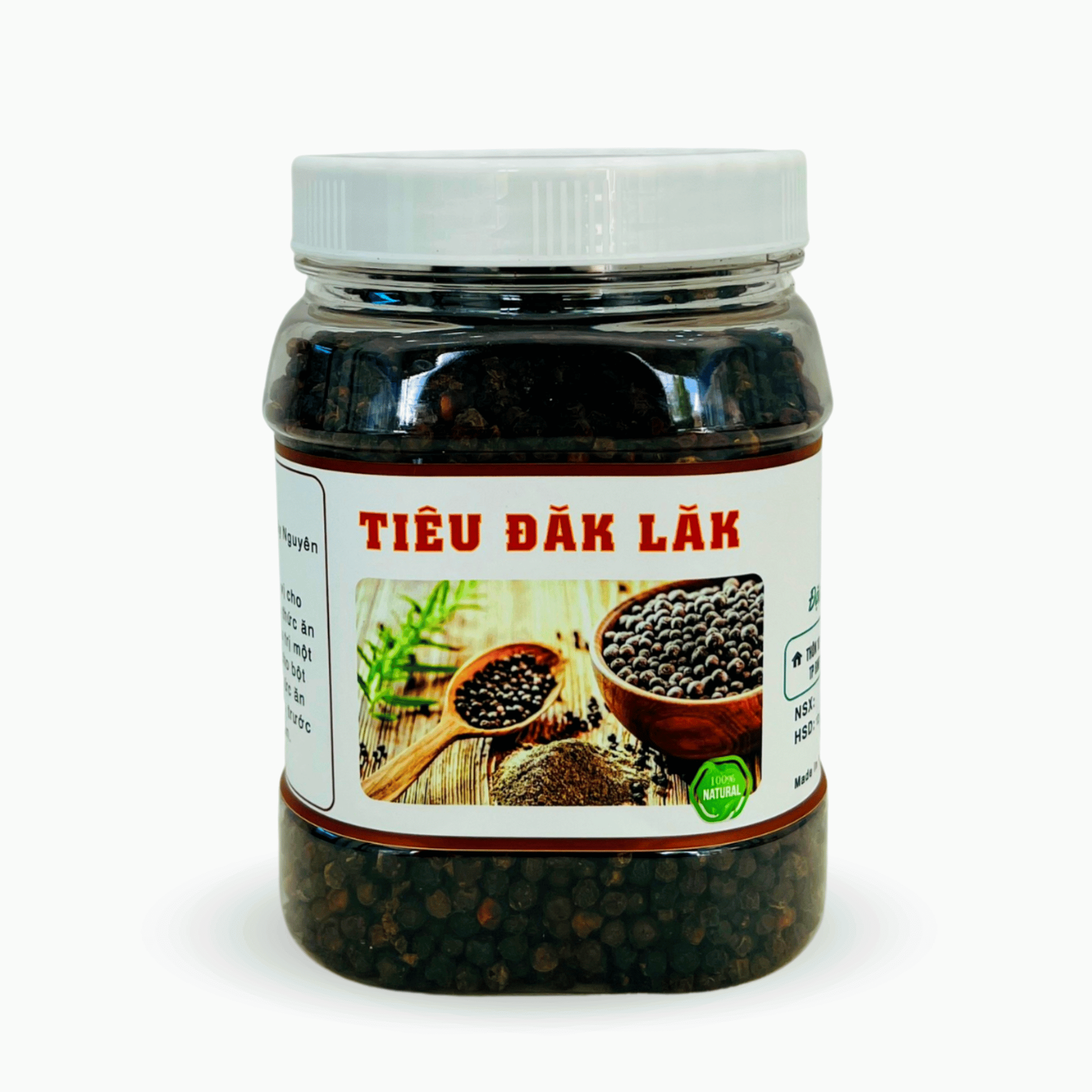 Tiêu Đen Siêu Cay Đăk Lăk - hộp 500gr