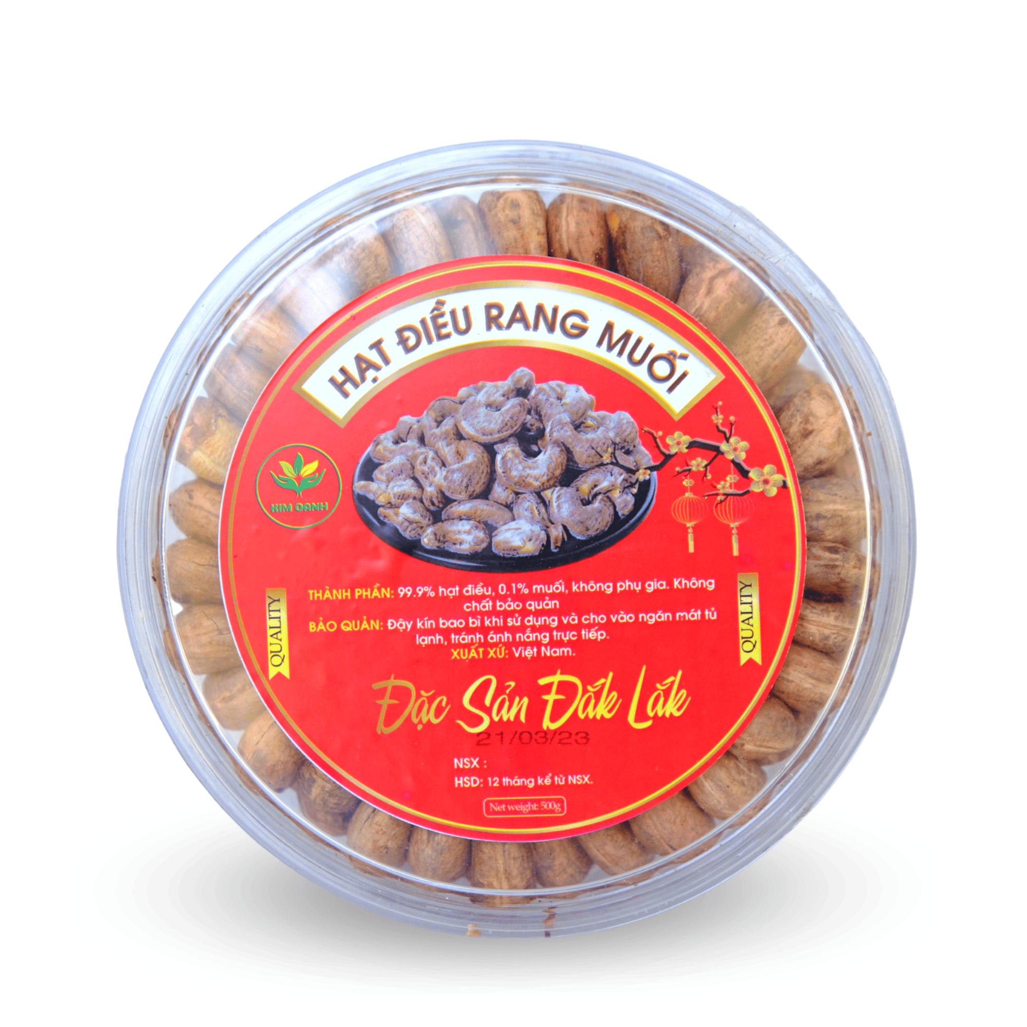 Hạt Điều Xếp Hoa - hộp 500gr