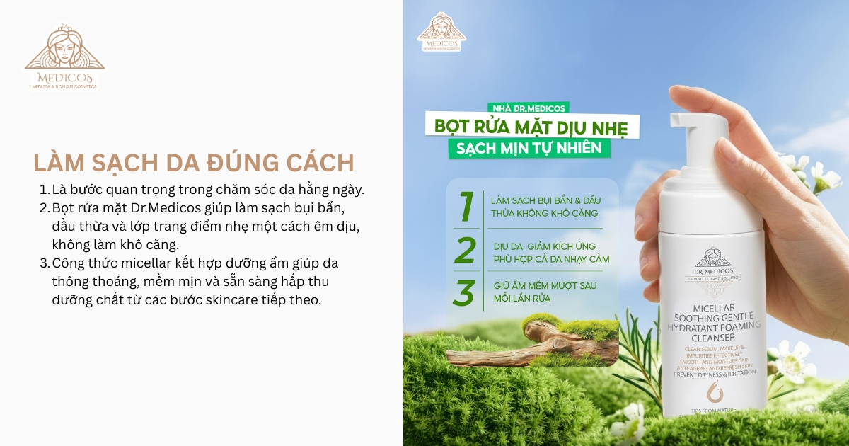 Làm sạch da đúng cách giúp cải thiện da xỉn màu